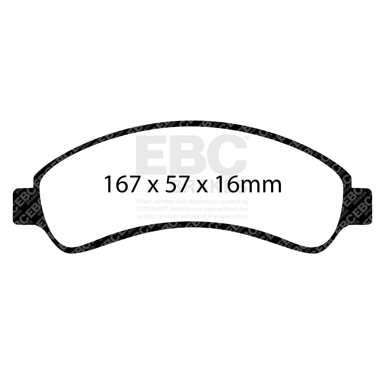 EBC Brakes - DP61256 - Disc Brake Pad