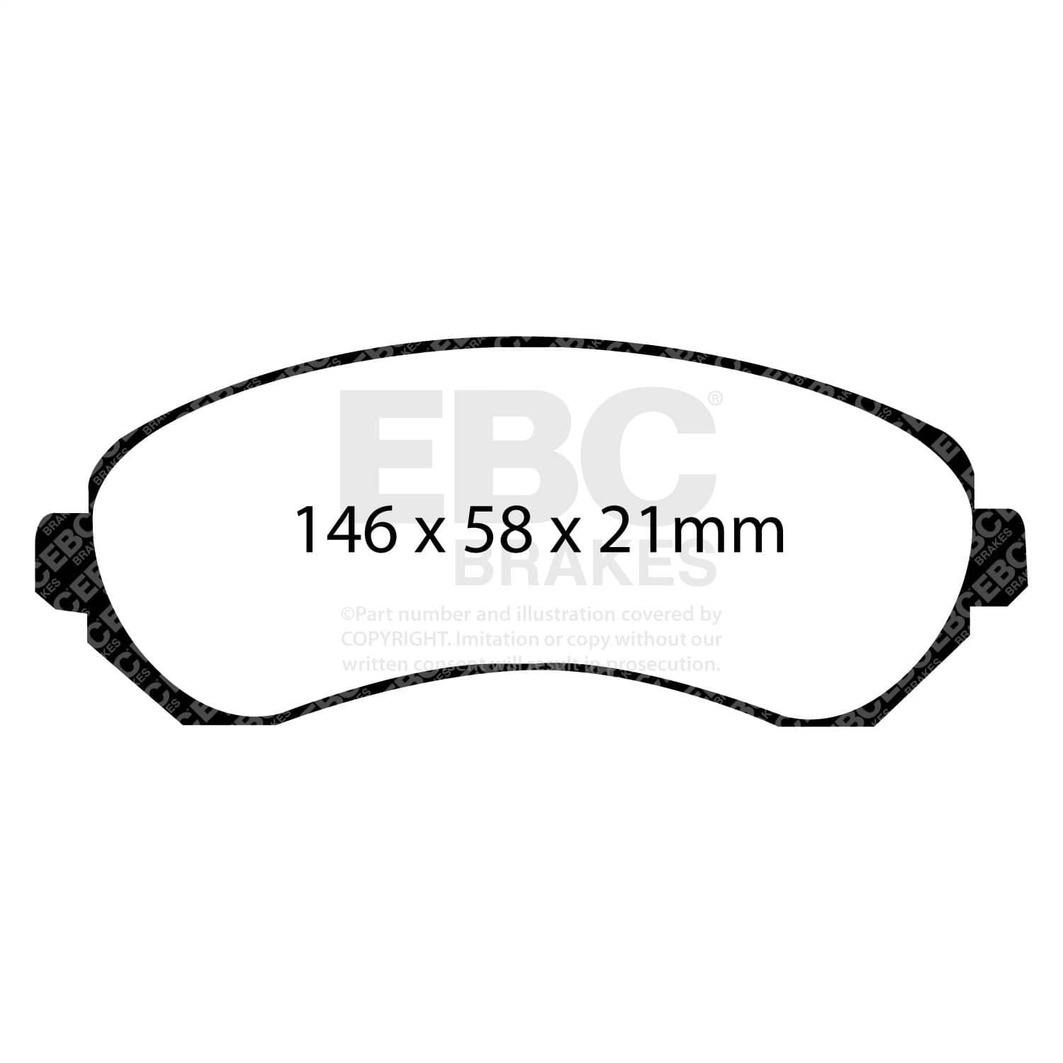 EBC Brakes - DP61628 - Disc Brake Pad