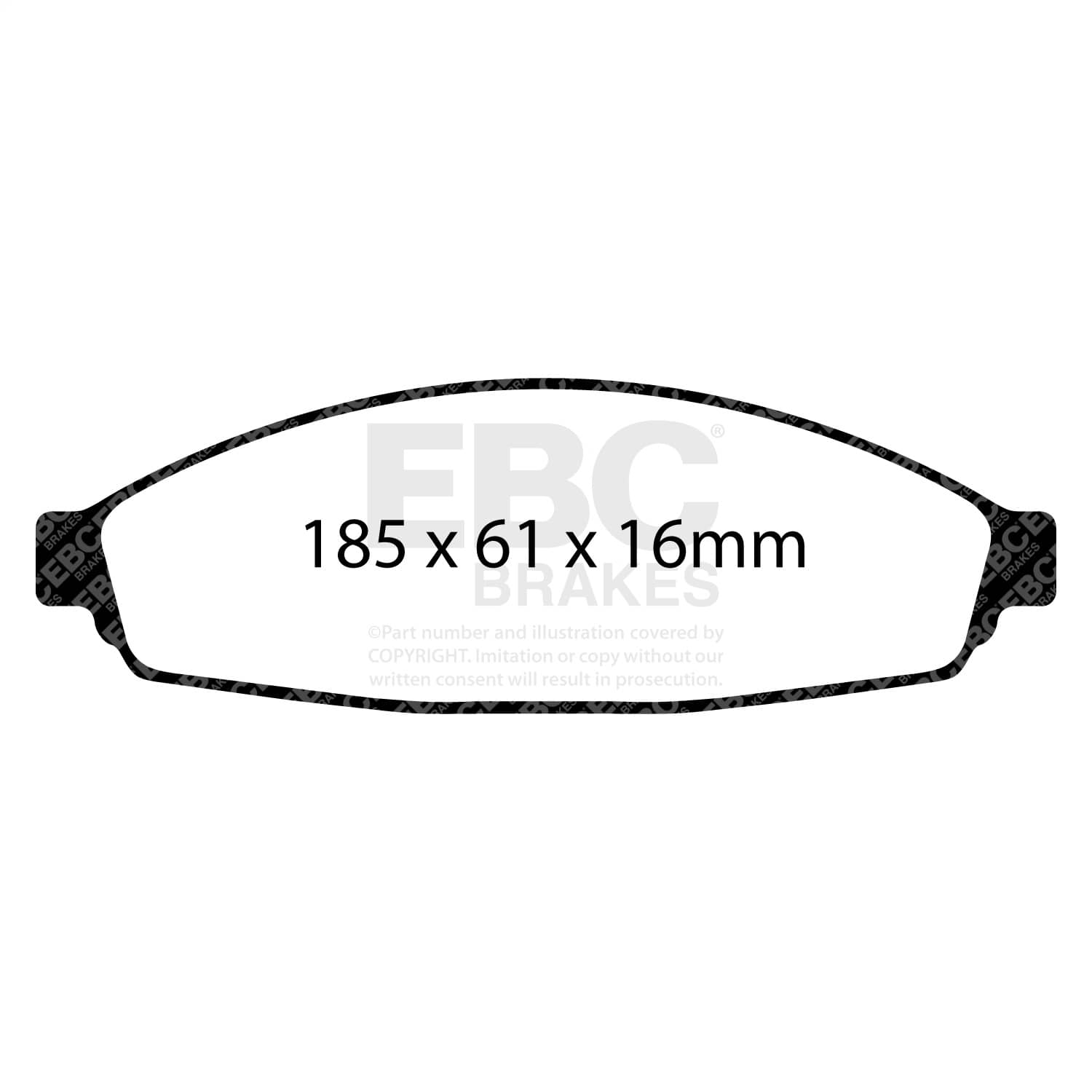 EBC Brakes - DP31676C - Disc Brake Pad