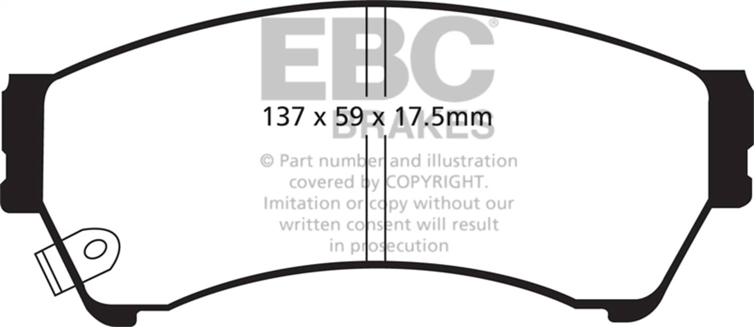 EBC Brakes - DP21765 - Disc Brake Pad