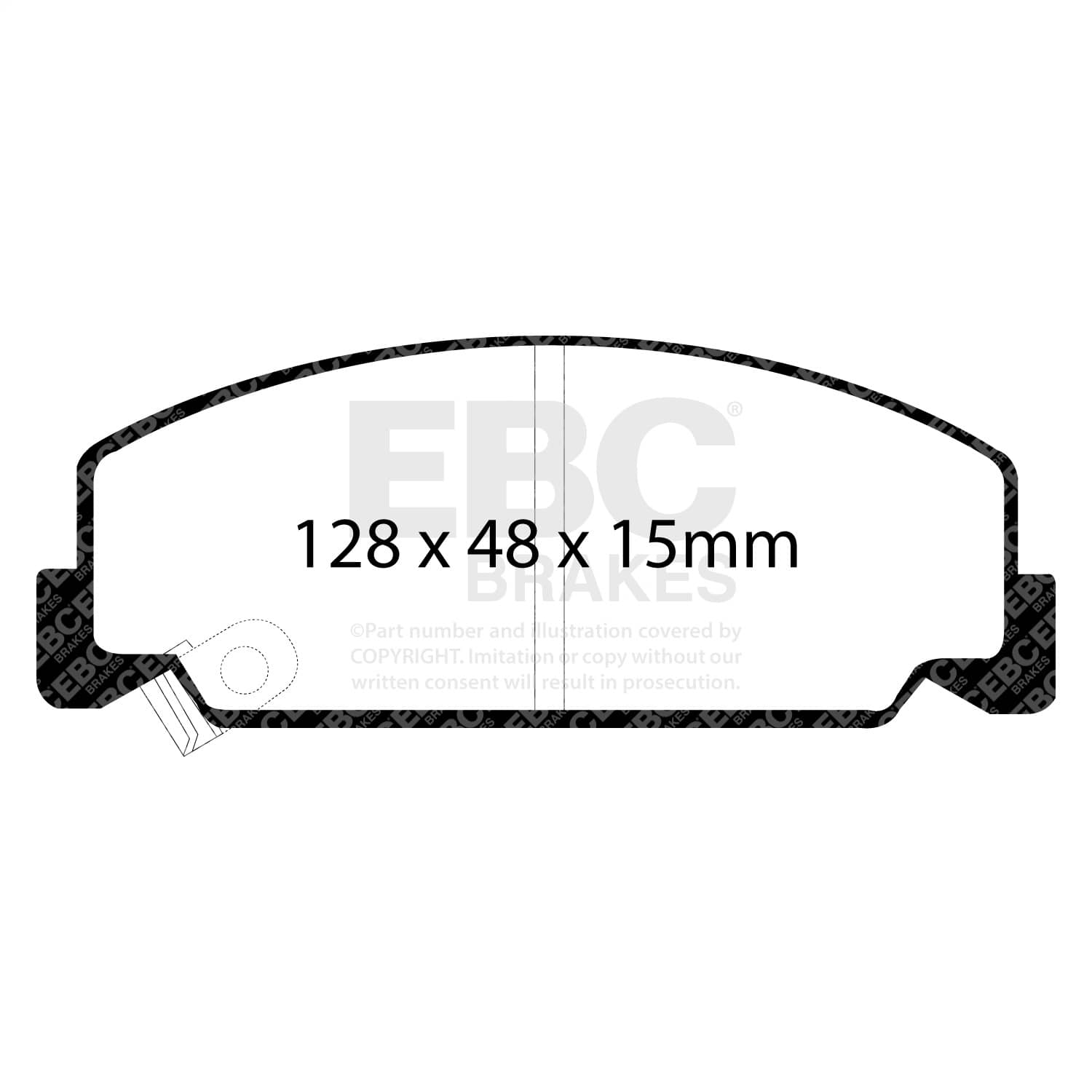 EBC Brakes - DP3911C - Disc Brake Pad
