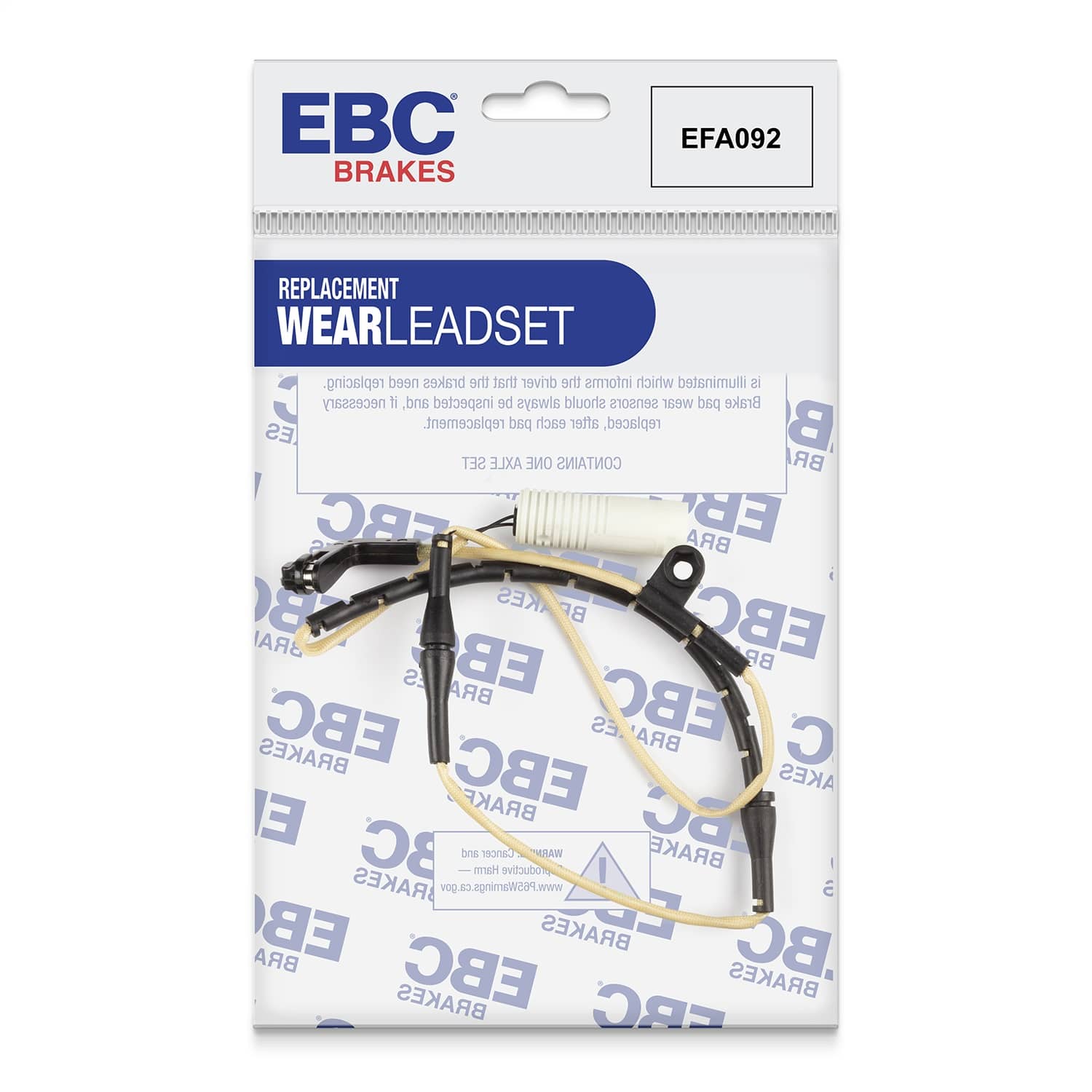 EBC Brakes - EFA092 - Disc Brake Pad Wear Sensor