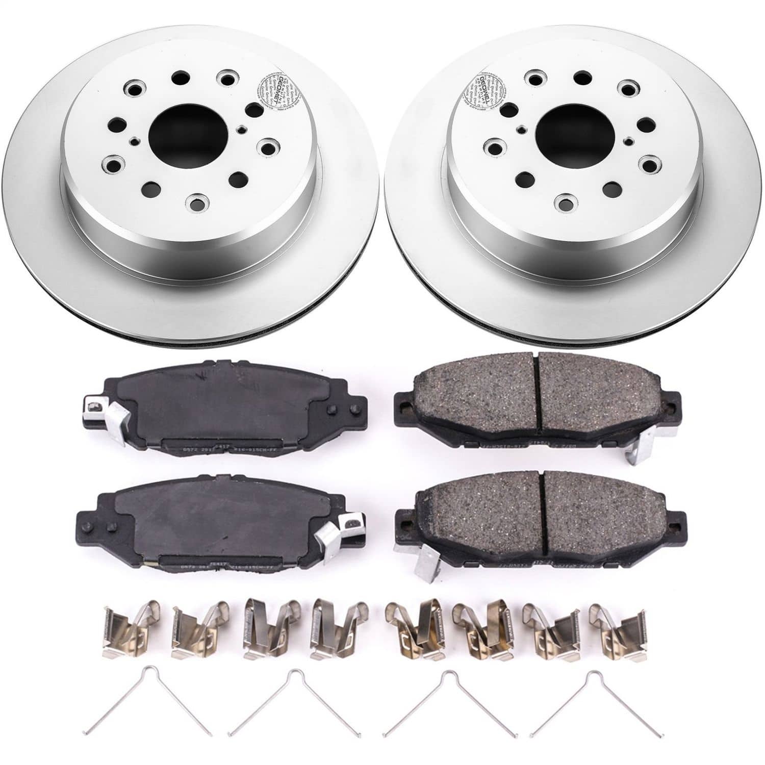 Power Stop - CRK1080 - Rear - Disc Brake Pad and Rotor Kit