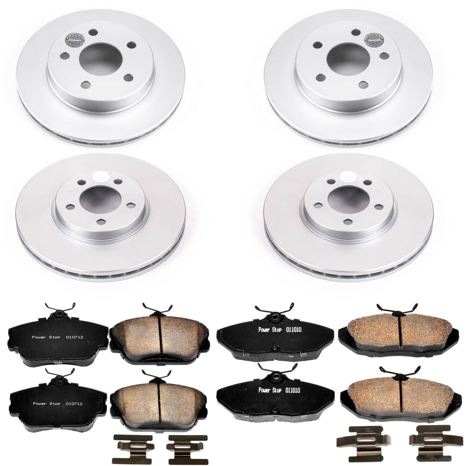 Power Stop - CRK1319 - Front and Rear - Disc Brake Pad and Rotor Kit