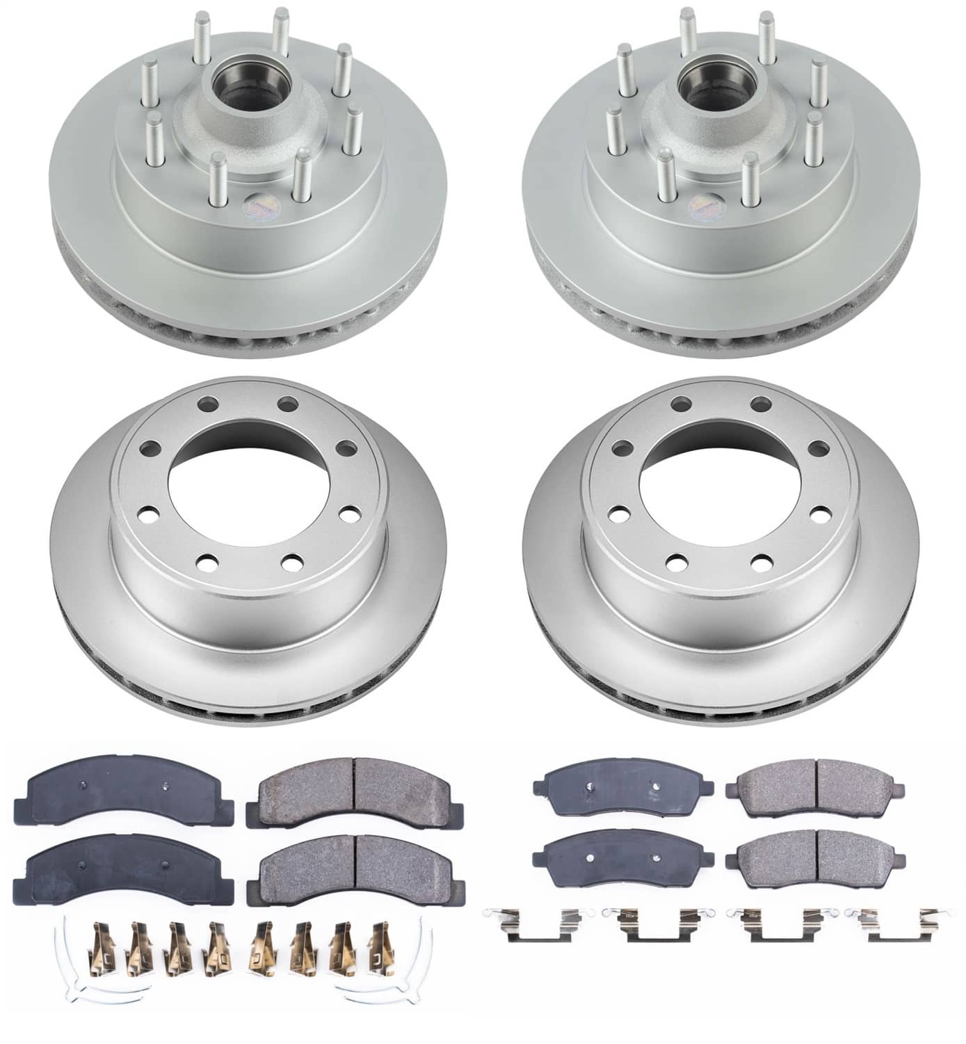 Power Stop - CRK1393 - Front and Rear - Disc Brake Pad and Rotor Kit