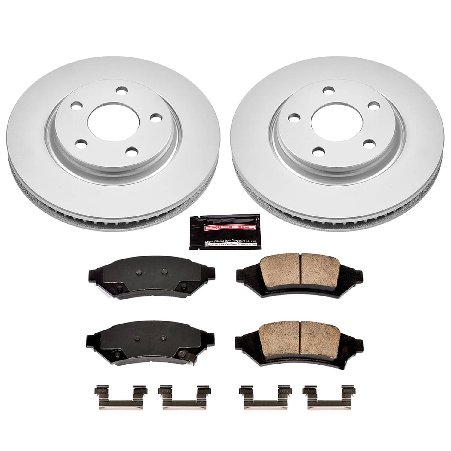 Power Stop - CRK1586 - Front - Disc Brake Pad and Rotor Kit