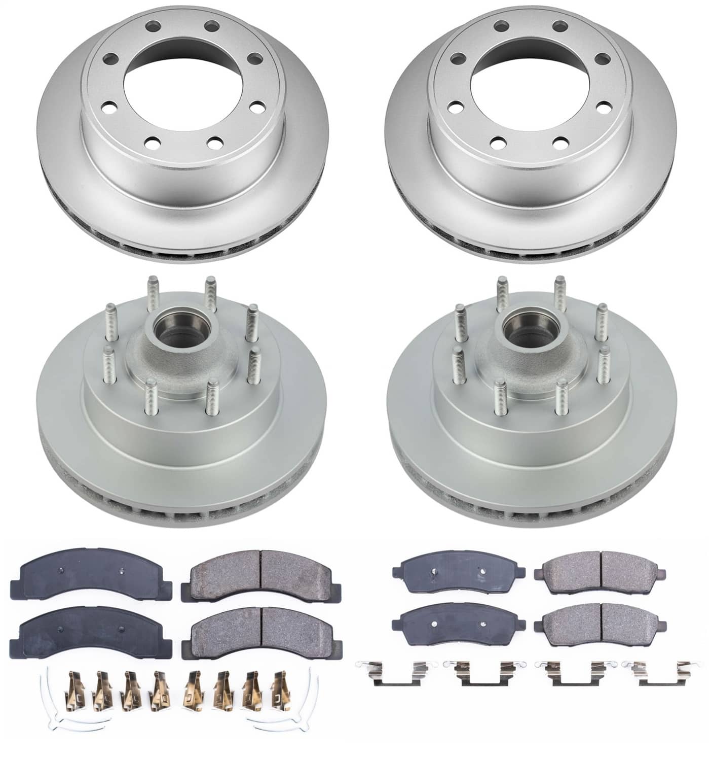 Power Stop - CRK1894 - Front and Rear - Disc Brake Pad and Rotor Kit