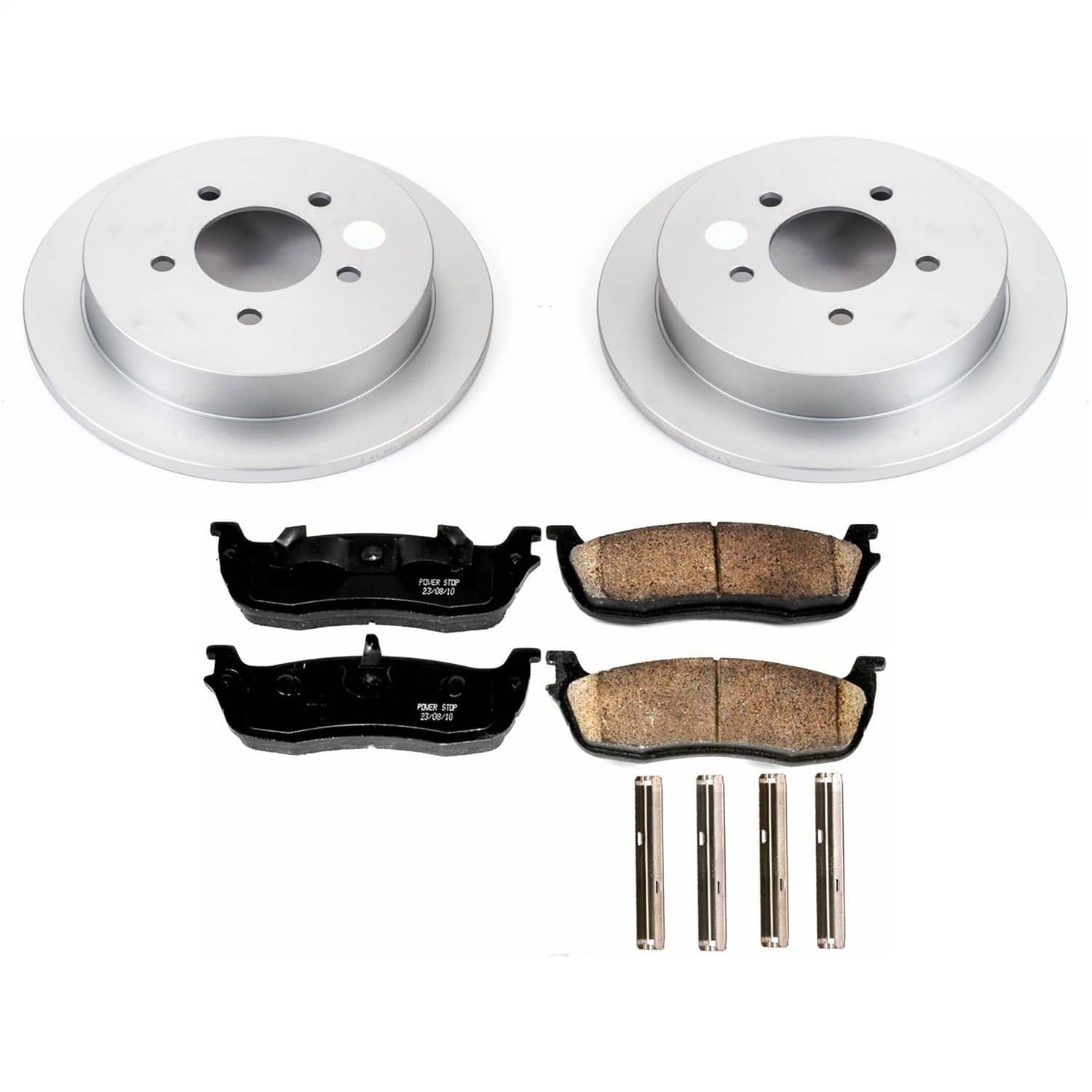 Power Stop - CRK1913 - Rear - Disc Brake Pad and Rotor Kit