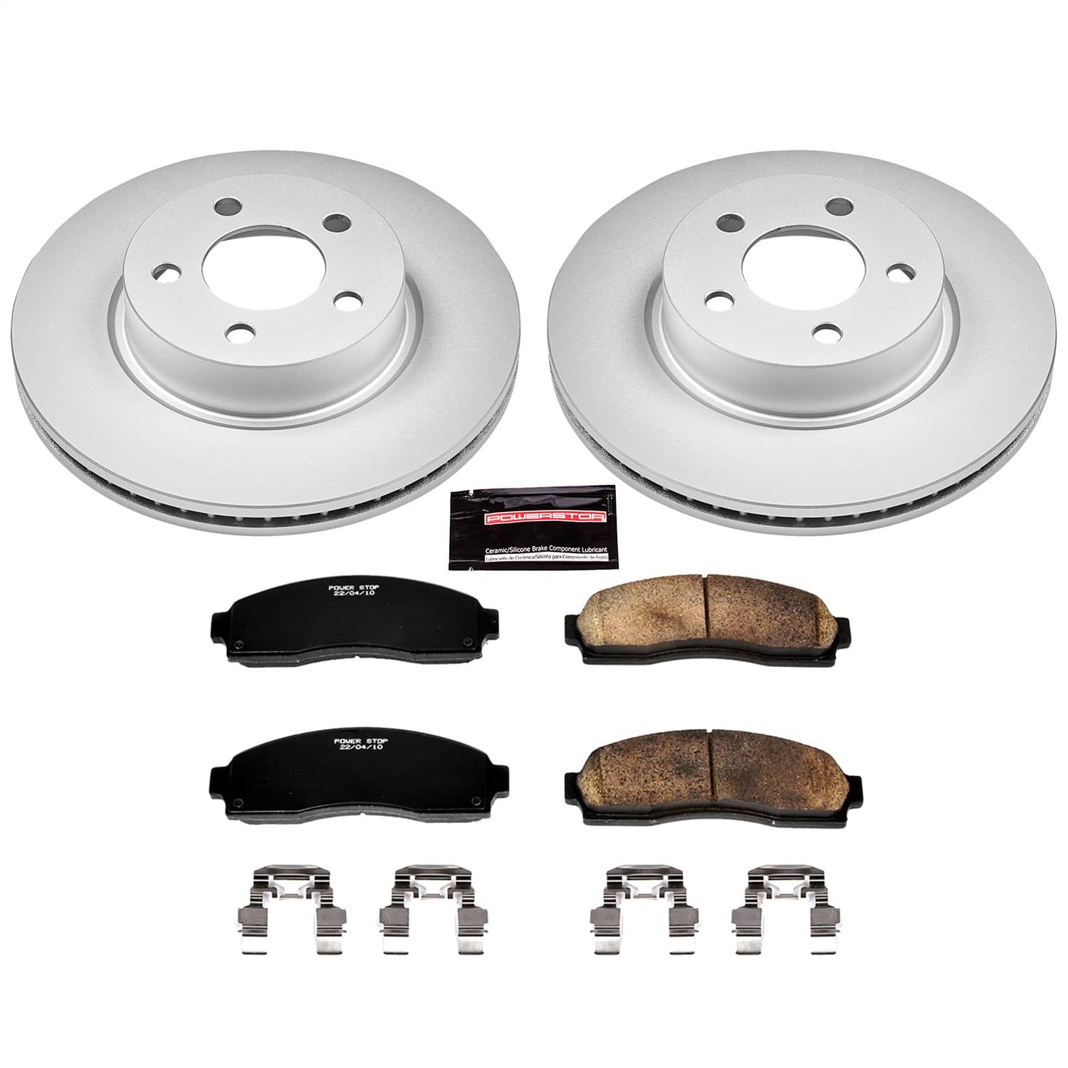 Power Stop - CRK1923 - Front - Disc Brake Pad and Rotor Kit