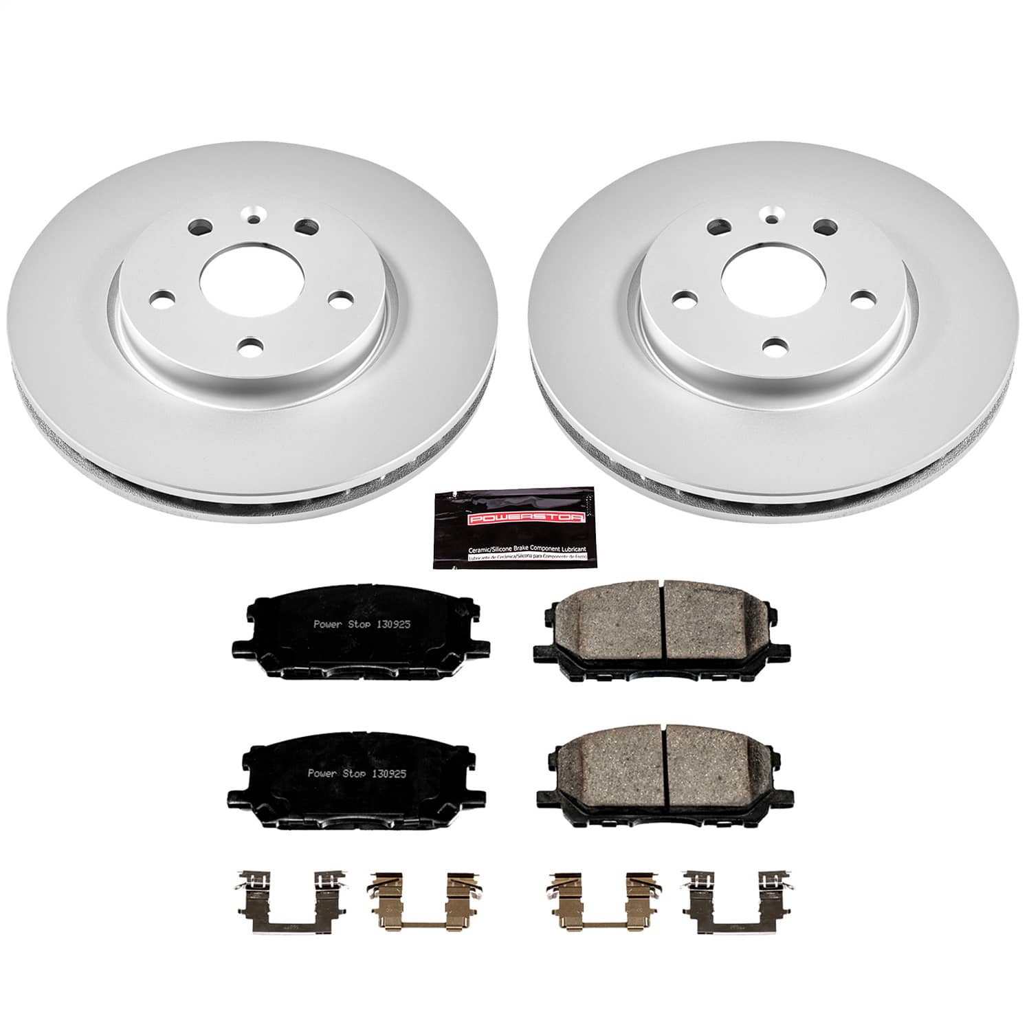 Power Stop - CRK196 - Front - Disc Brake Pad and Rotor Kit