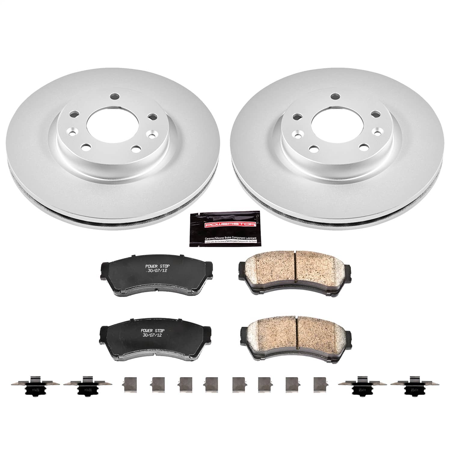 Power Stop - CRK199 - Front - Disc Brake Pad and Rotor Kit
