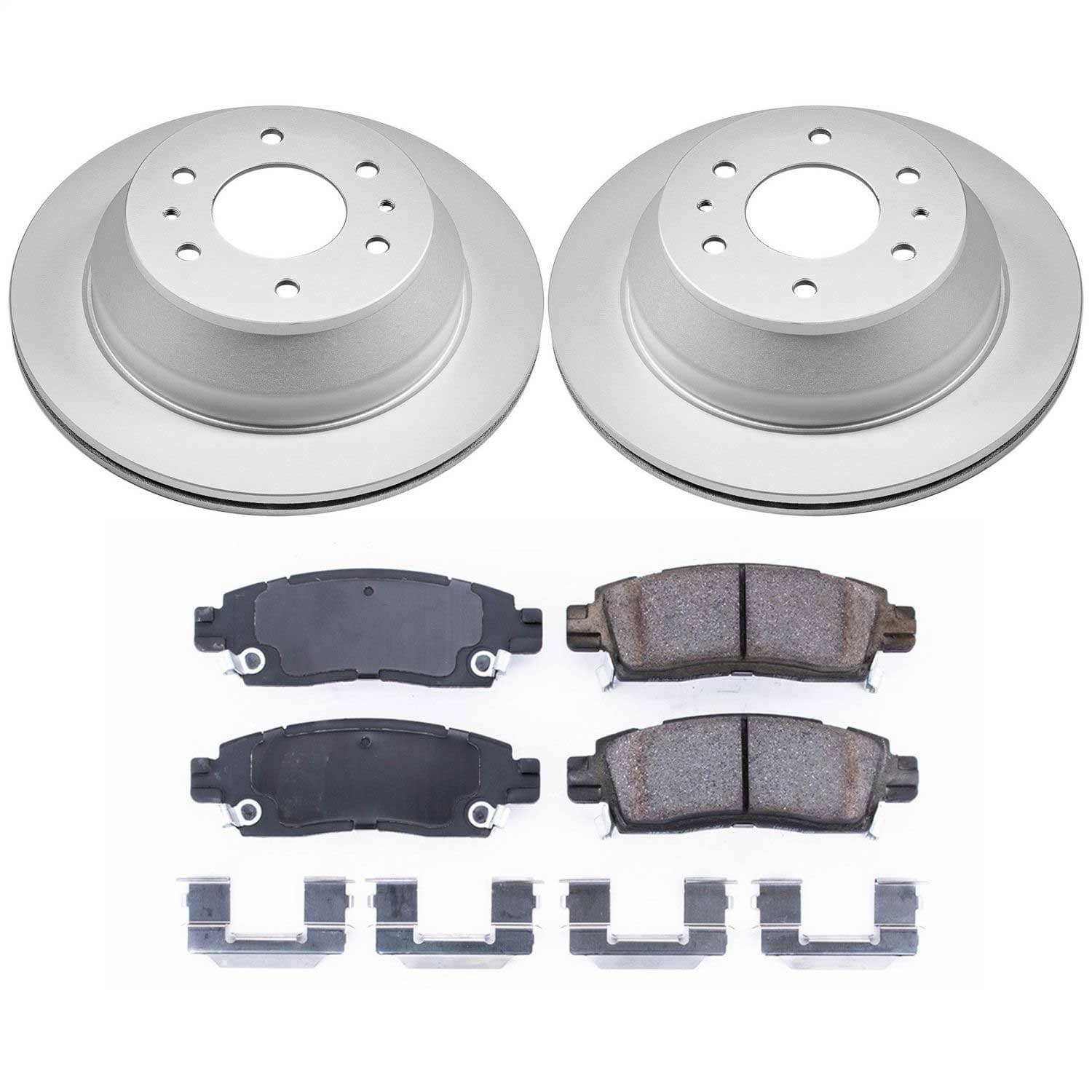 Power Stop - CRK2050 - Rear - Disc Brake Pad and Rotor Kit