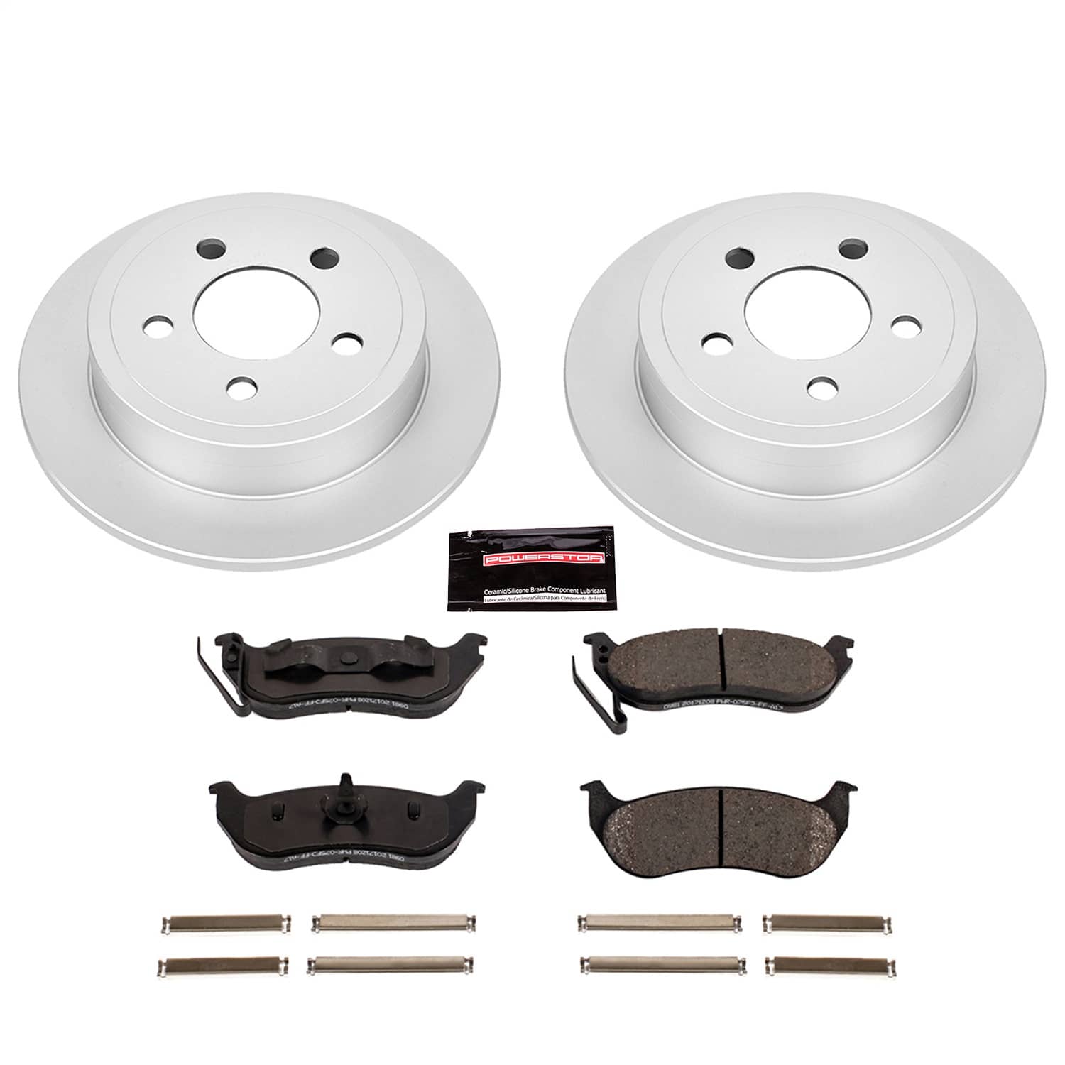 Power Stop - CRK2197 - Rear - Disc Brake Pad and Rotor Kit