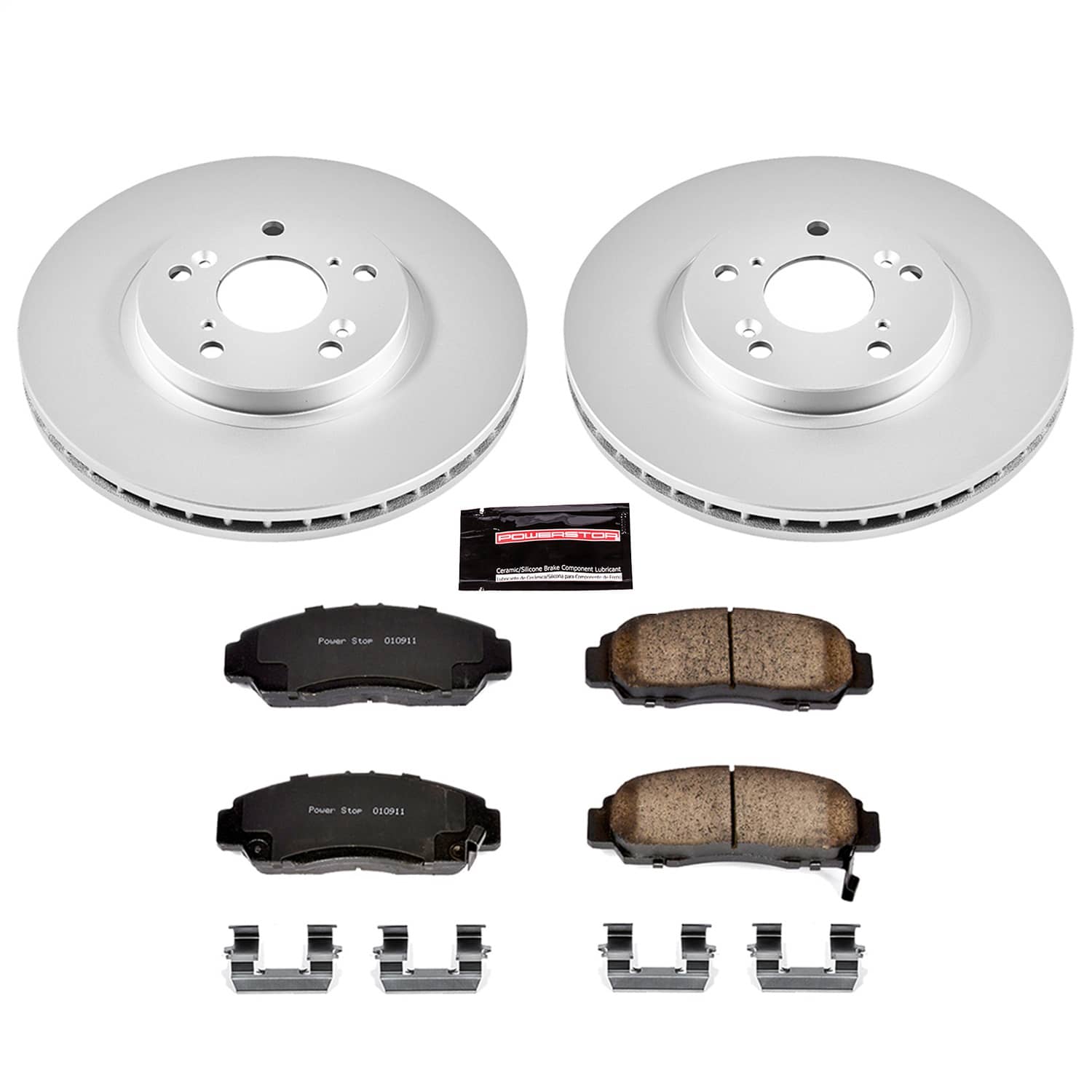 Power Stop - CRK2292 - Front - Disc Brake Pad and Rotor Kit