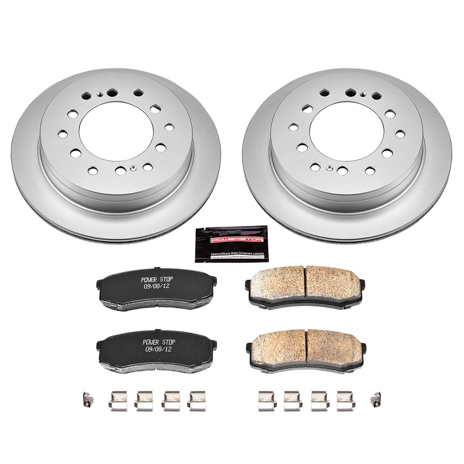 Power Stop - CRK2405 - Rear - Disc Brake Pad and Rotor Kit