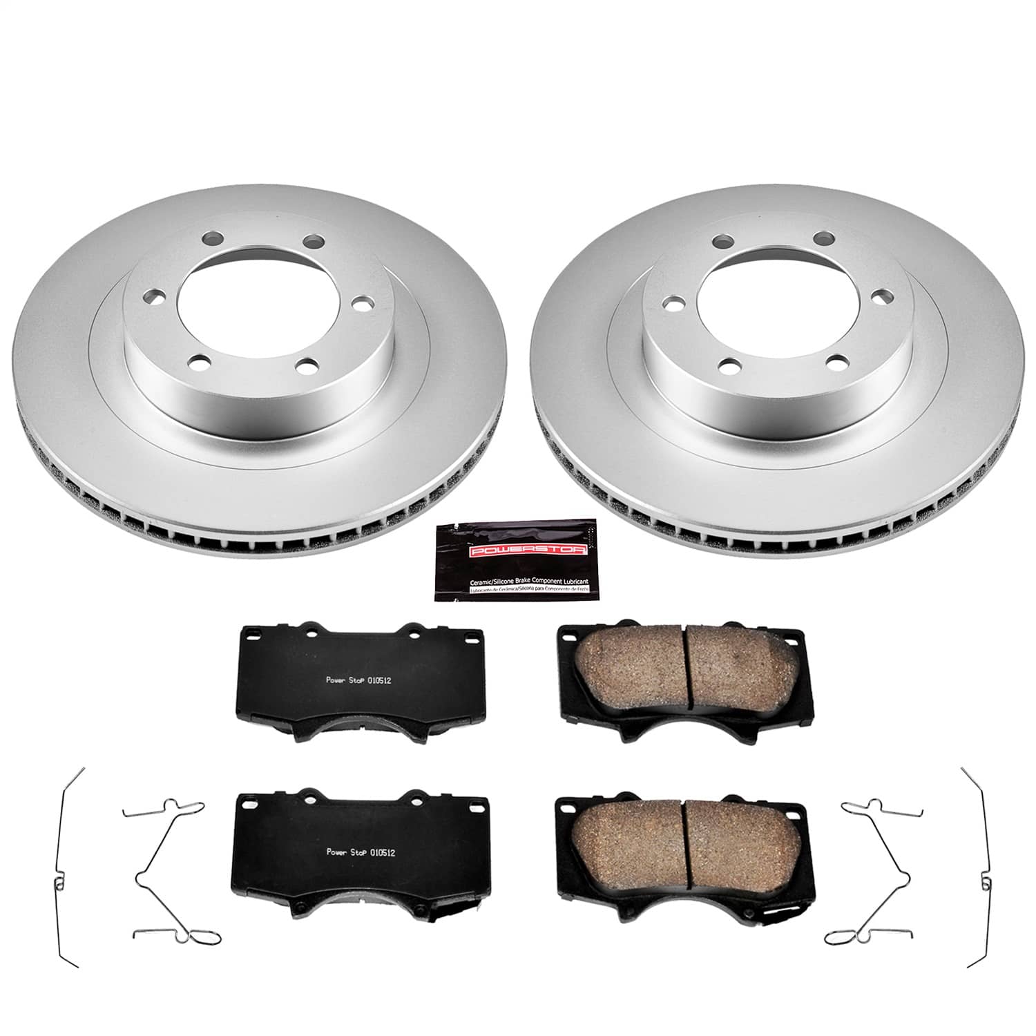 Power Stop - CRK2421 - Front - Disc Brake Pad and Rotor Kit