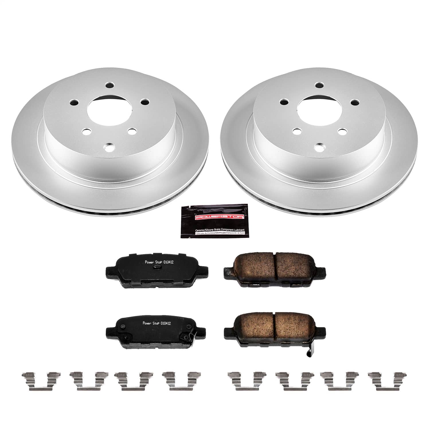 Power Stop - CRK2427 - Rear - Disc Brake Pad and Rotor Kit