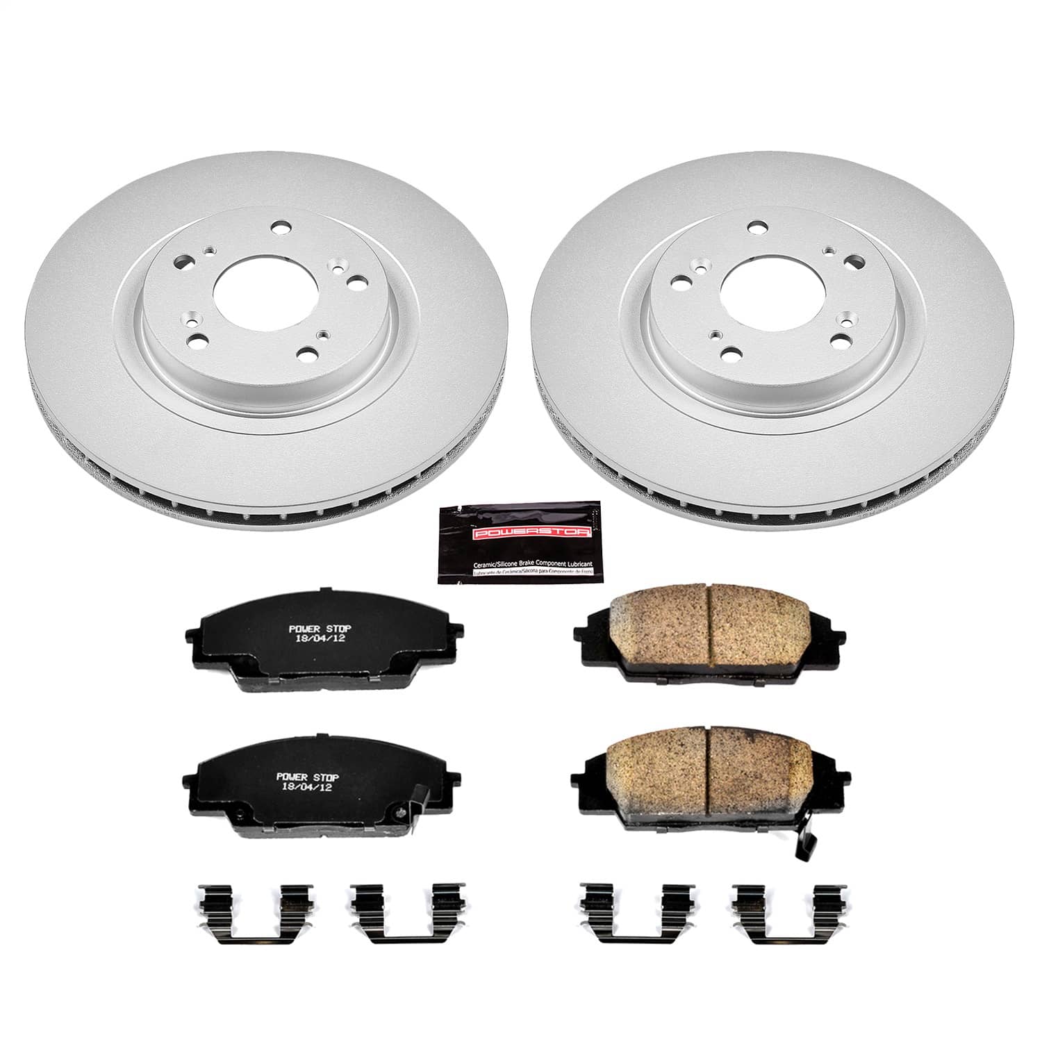 Power Stop - CRK2439 - Front - Disc Brake Pad and Rotor Kit