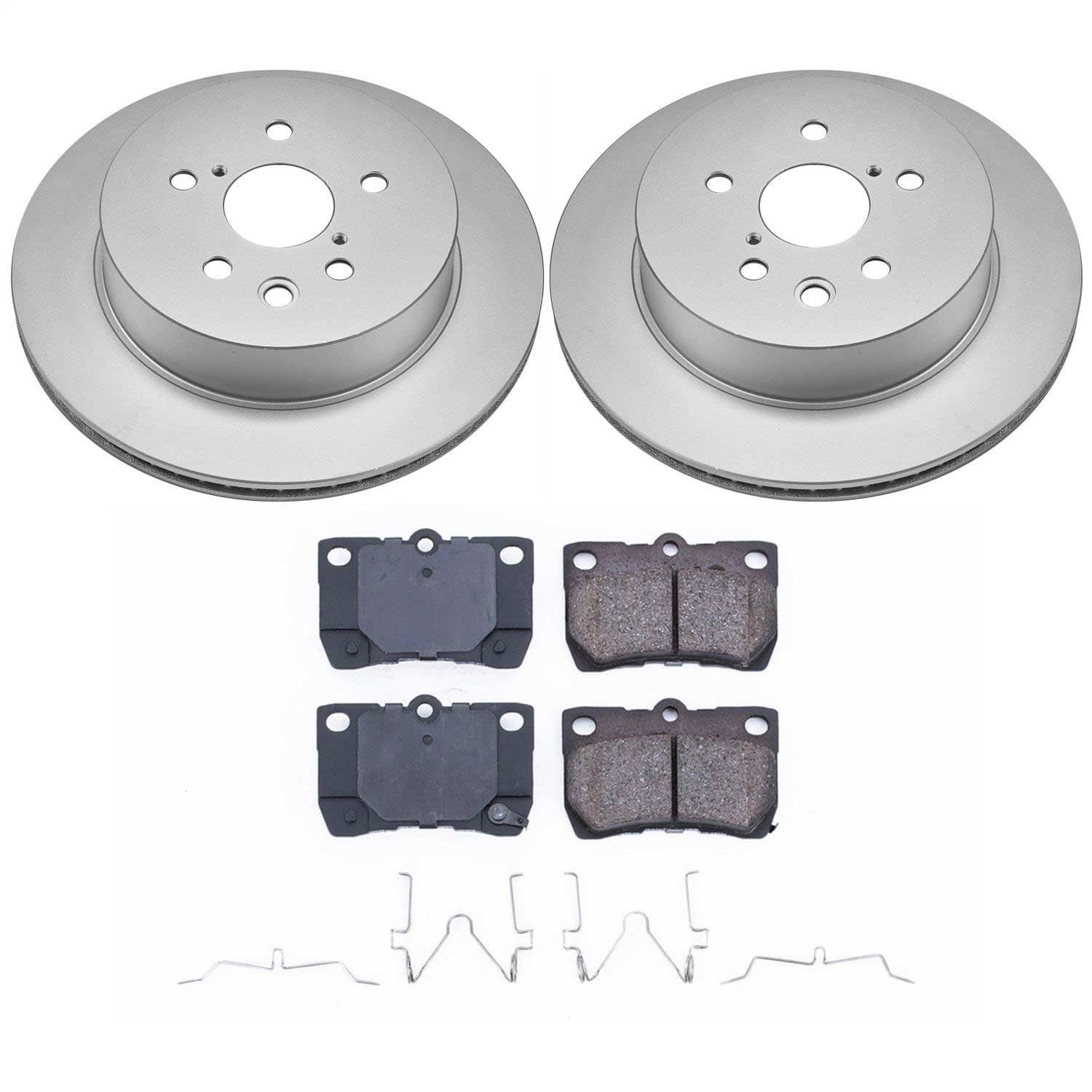 Power Stop - CRK2977 - Rear - Disc Brake Pad and Rotor Kit