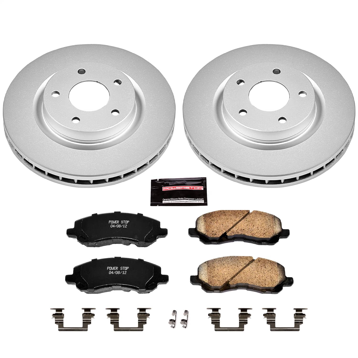 Power Stop - CRK3032 - Front - Disc Brake Pad and Rotor Kit