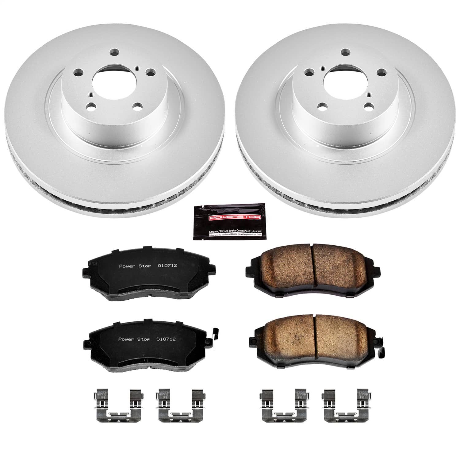 Power Stop - CRK3038 - Front - Disc Brake Pad and Rotor Kit