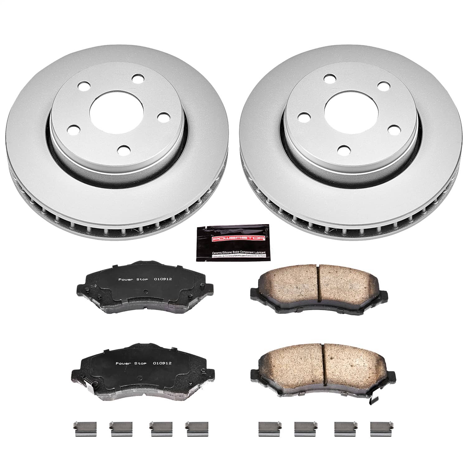 Power Stop - CRK3097 - Front - Disc Brake Pad and Rotor Kit