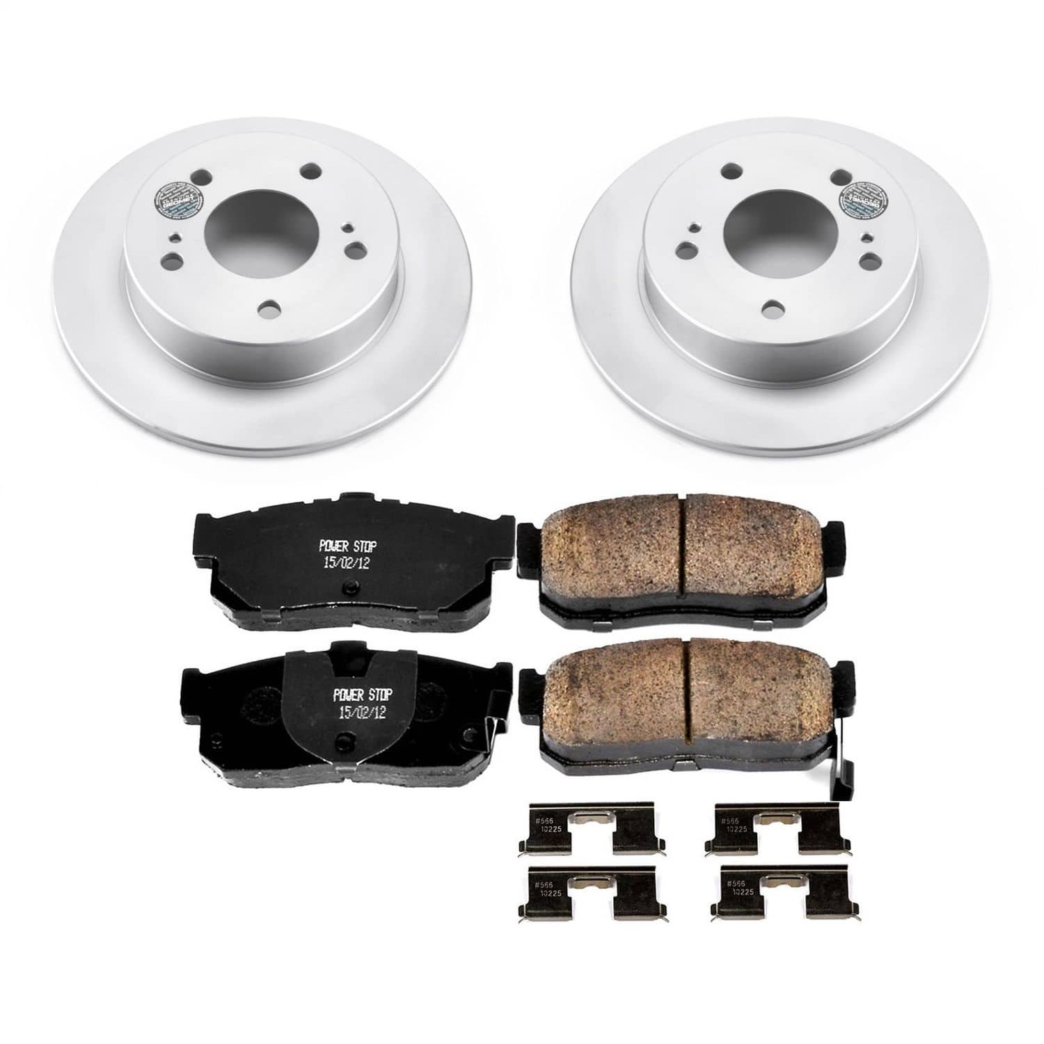 Power Stop - CRK3099 - Rear - Disc Brake Pad and Rotor Kit