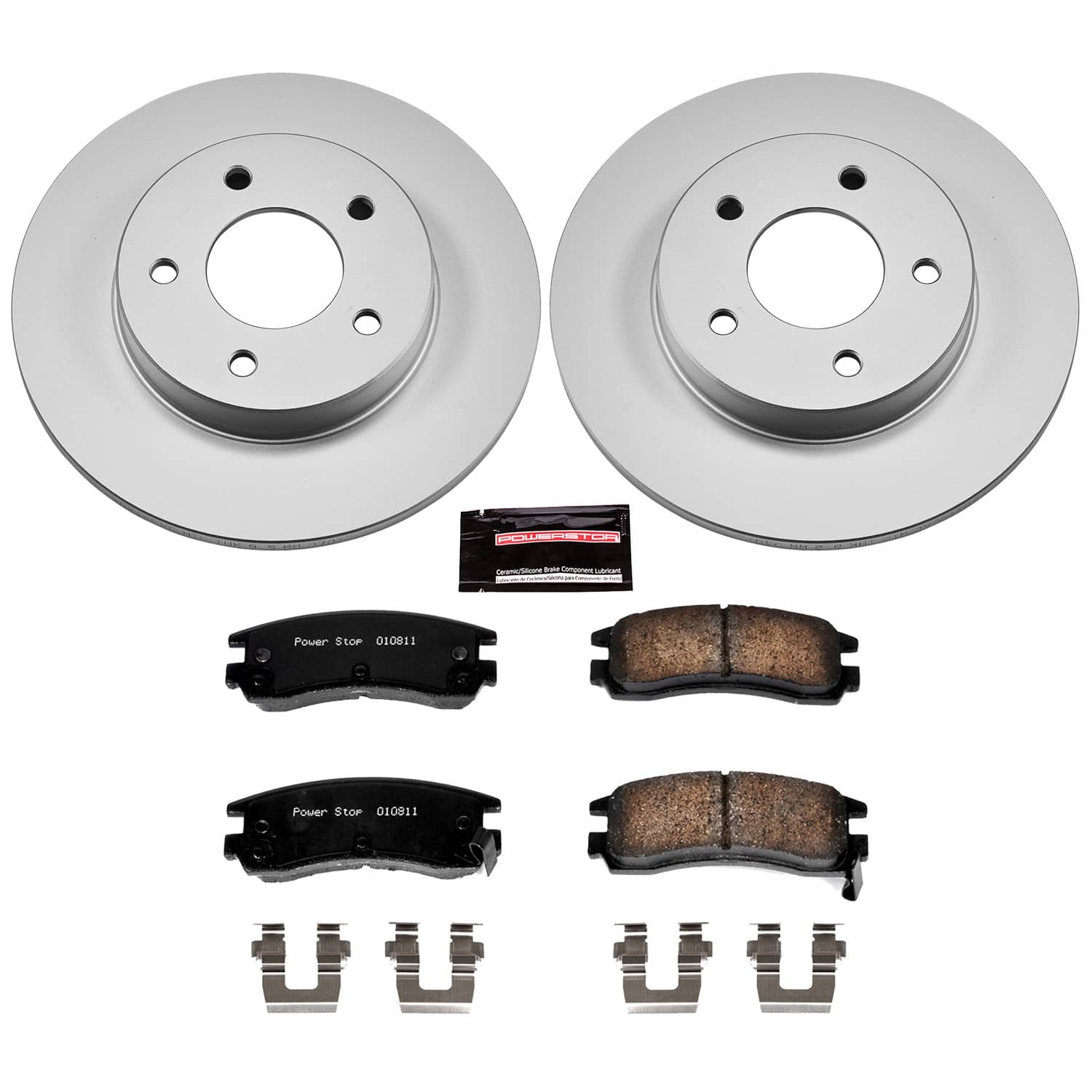 Power Stop - CRK3115 - Rear - Disc Brake Pad and Rotor Kit