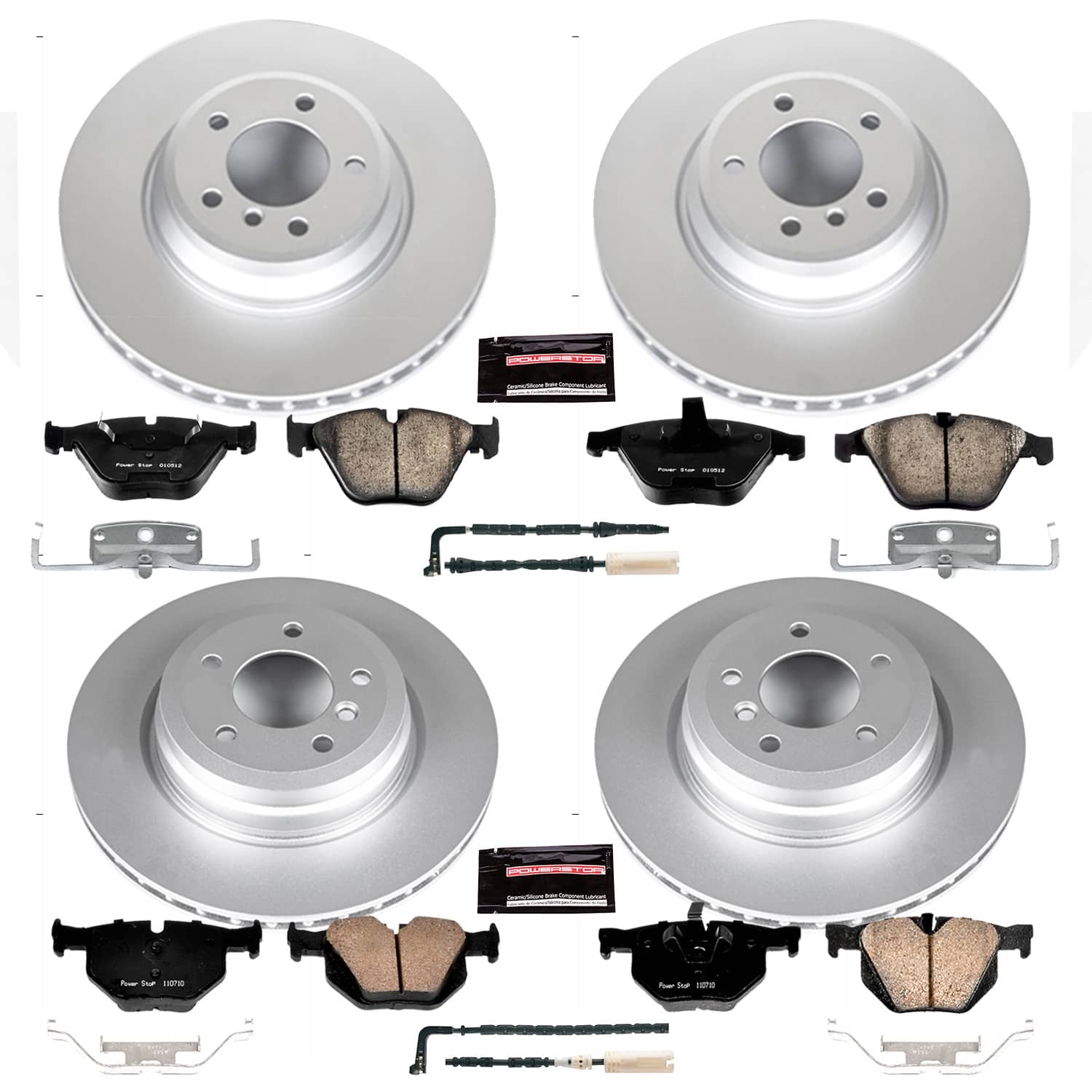 Power Stop - CRK4094 - Front and Rear - Disc Brake Pad and Rotor Kit