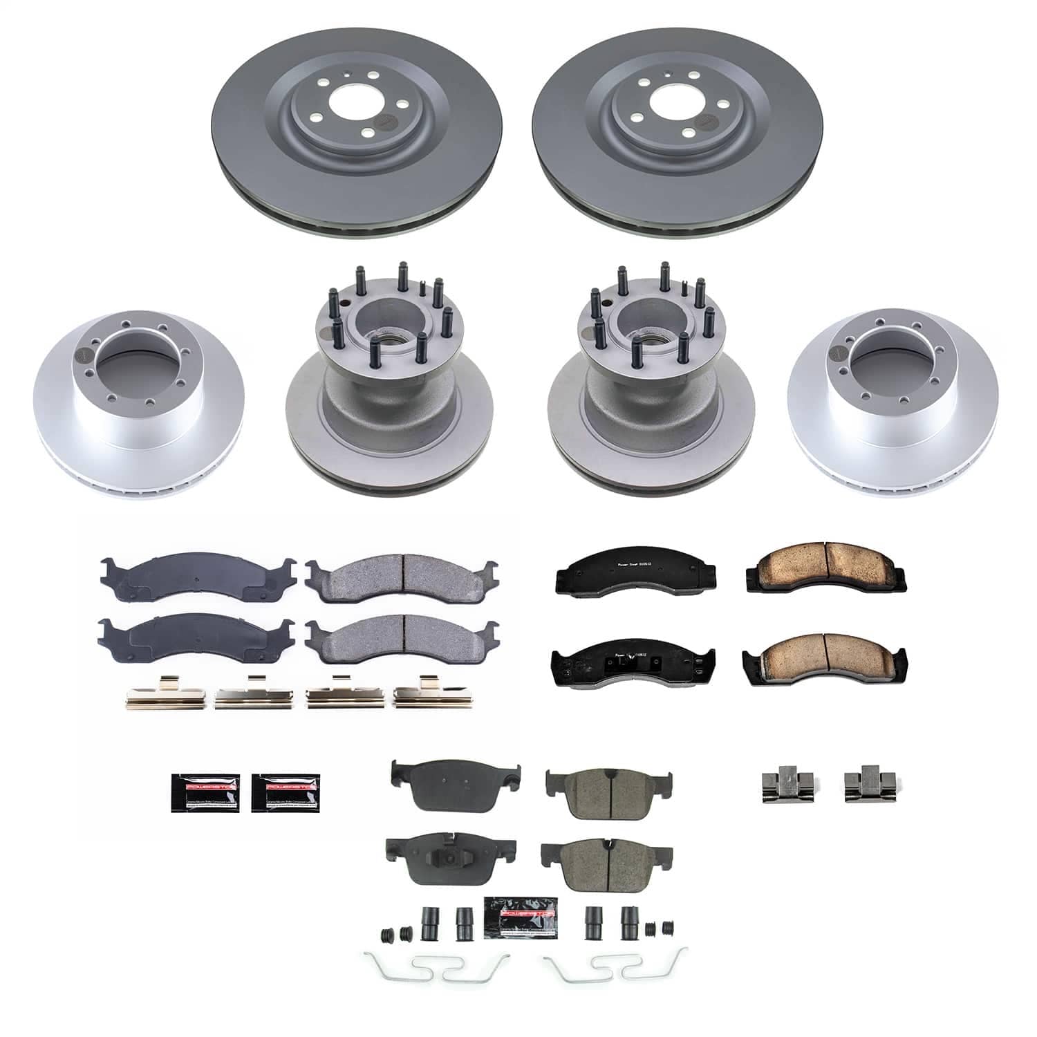 Power Stop - CRK4233 - Front and Rear - Disc Brake Pad and Rotor Kit