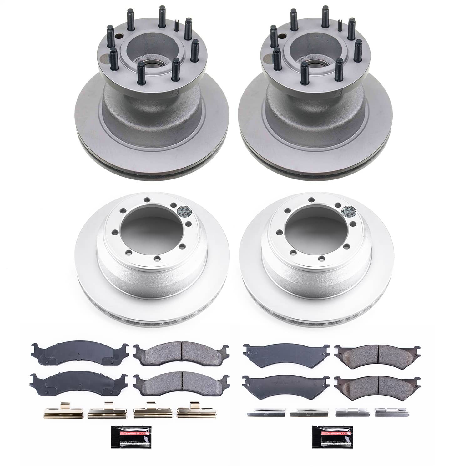 Power Stop - CRK4435 - Front and Rear - Disc Brake Pad and Rotor Kit