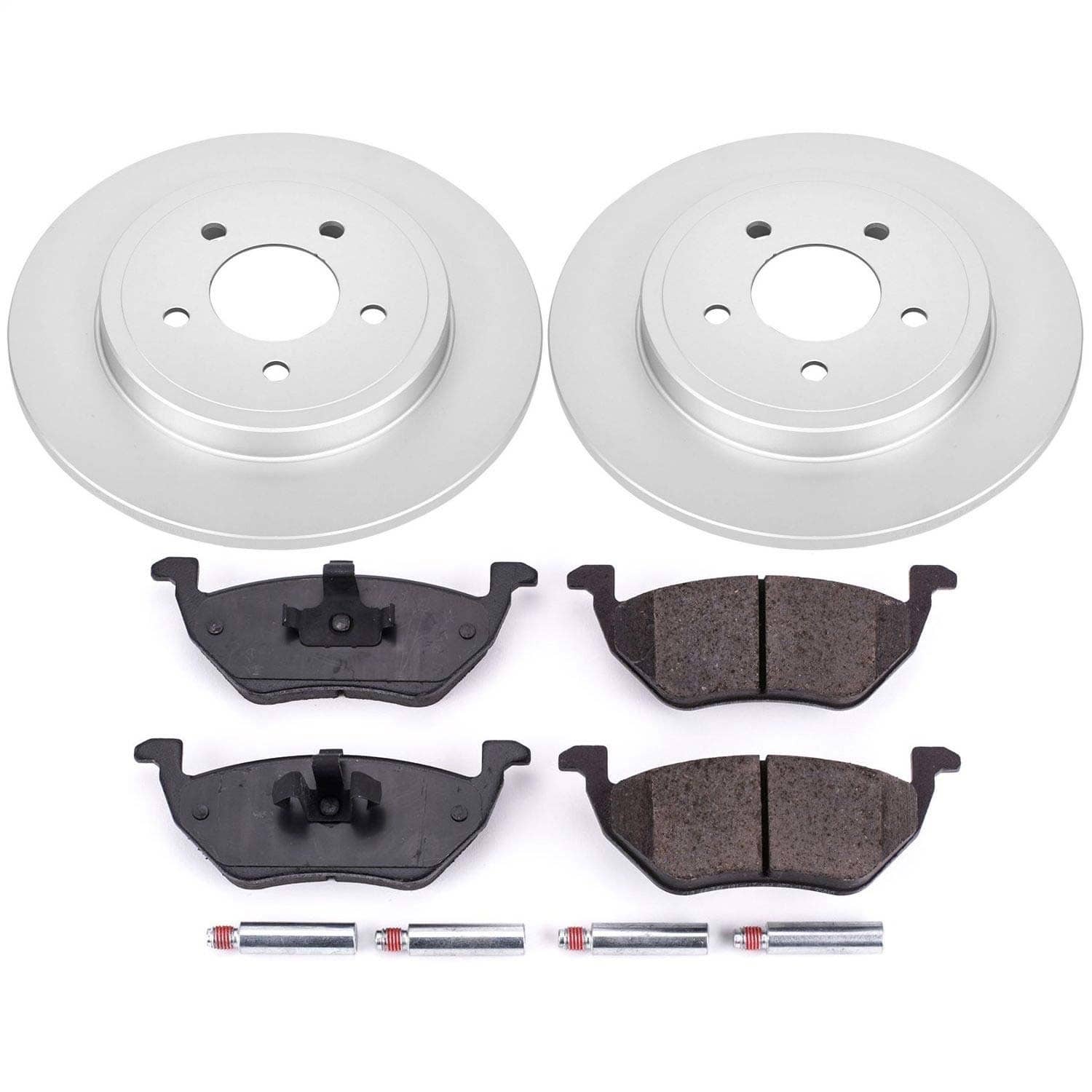 Power Stop - CRK4585 - Rear - Disc Brake Pad and Rotor Kit