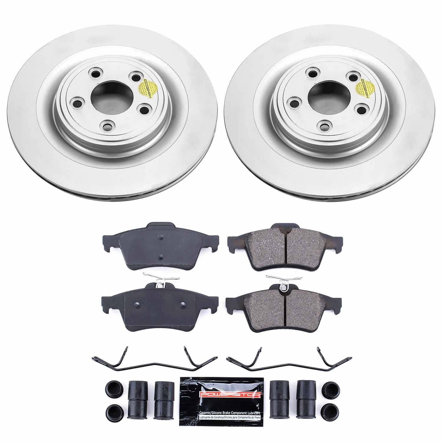 Power Stop - CRK4612 - Rear - Disc Brake Pad and Rotor Kit