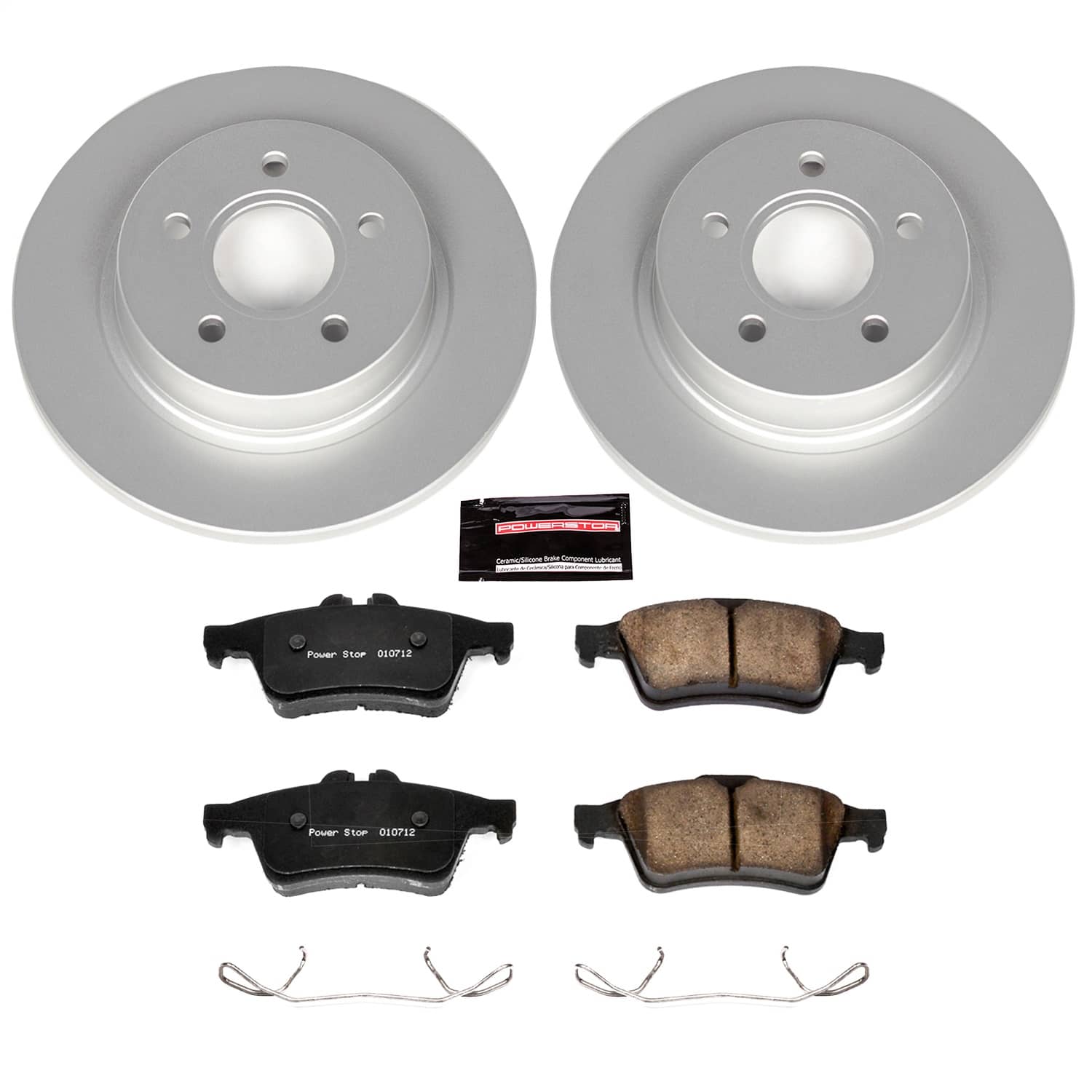 Power Stop - CRK4613 - Rear - Disc Brake Pad and Rotor Kit