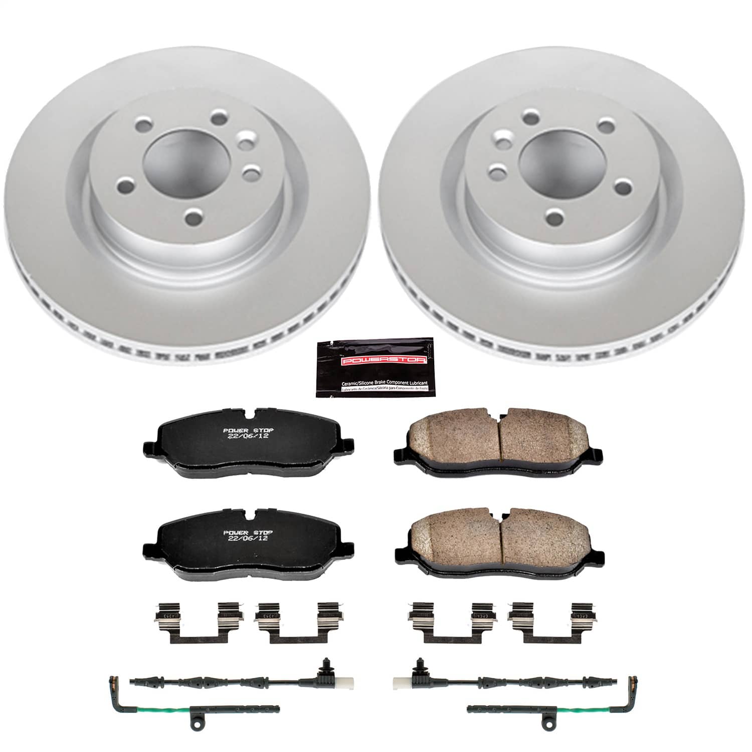 Power Stop - CRK4615 - Front - Disc Brake Pad and Rotor Kit