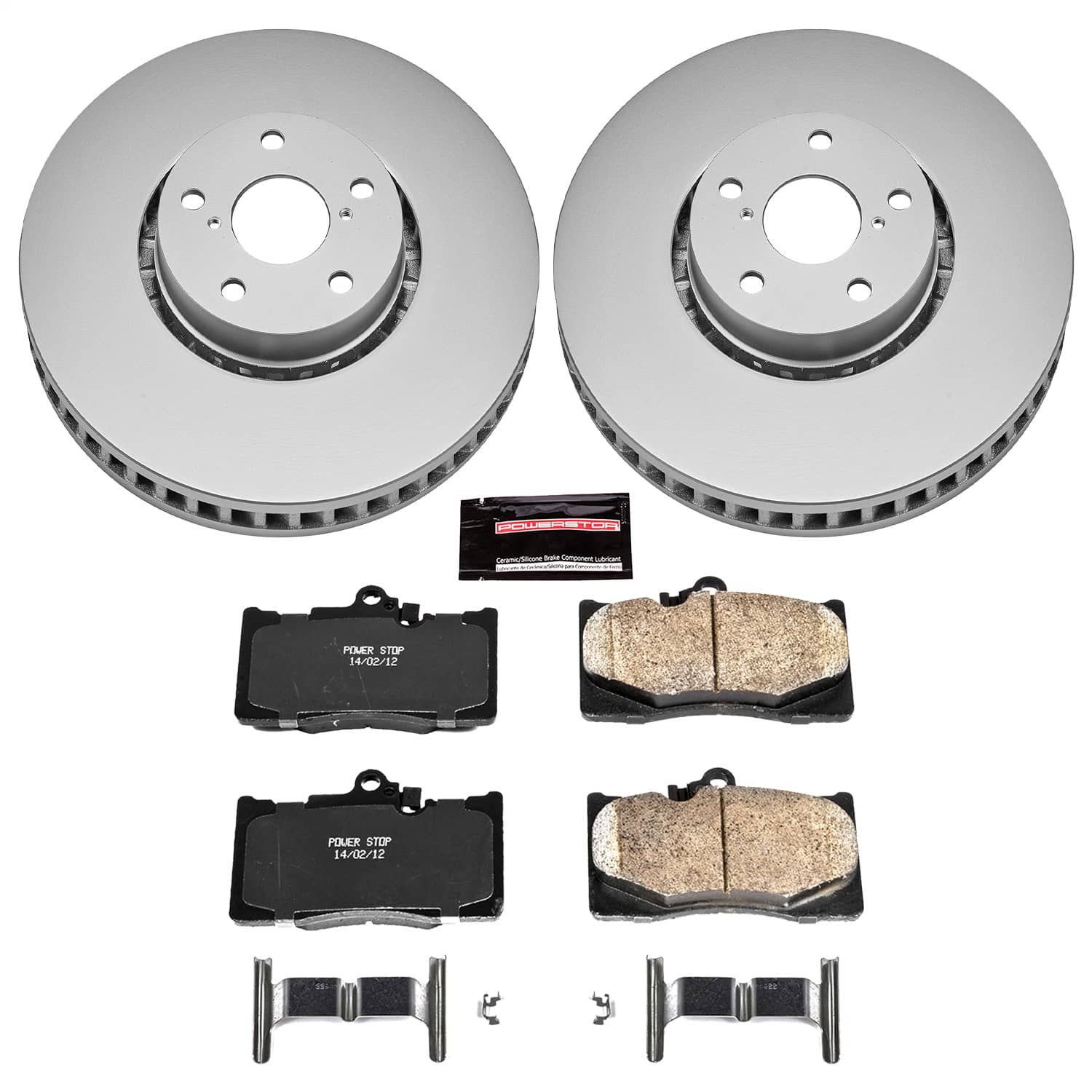 Power Stop - CRK4633 - Front - Disc Brake Pad and Rotor Kit