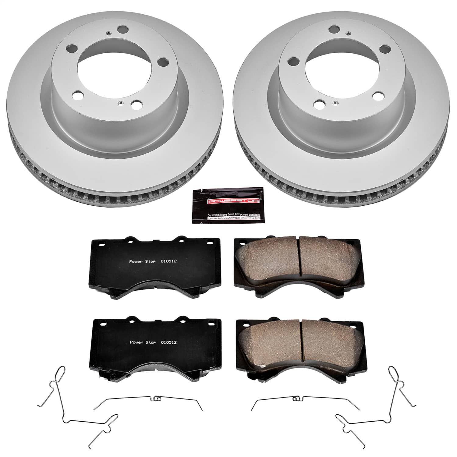 Power Stop - CRK4696 - Front - Disc Brake Pad and Rotor Kit