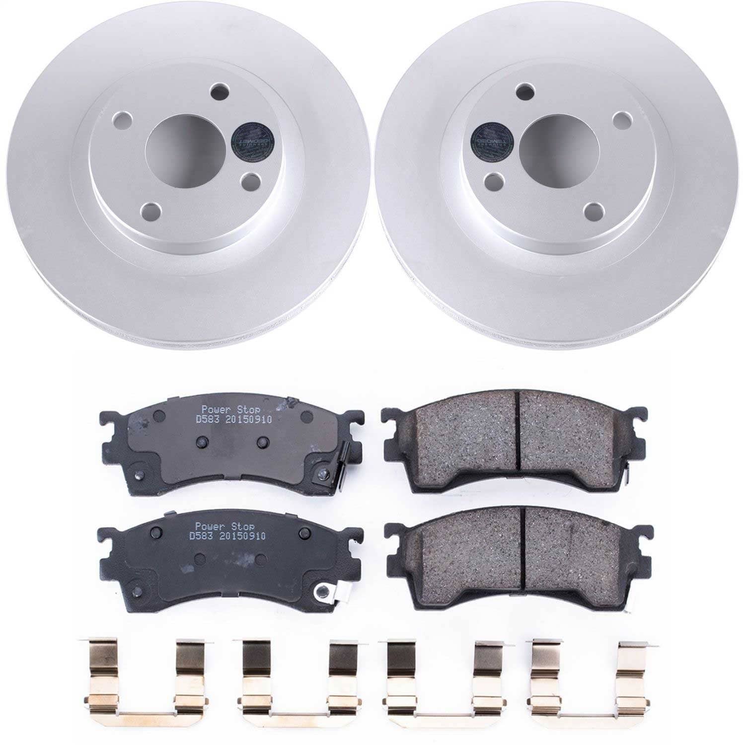 Power Stop - CRK5031 - Front - Disc Brake Pad and Rotor Kit