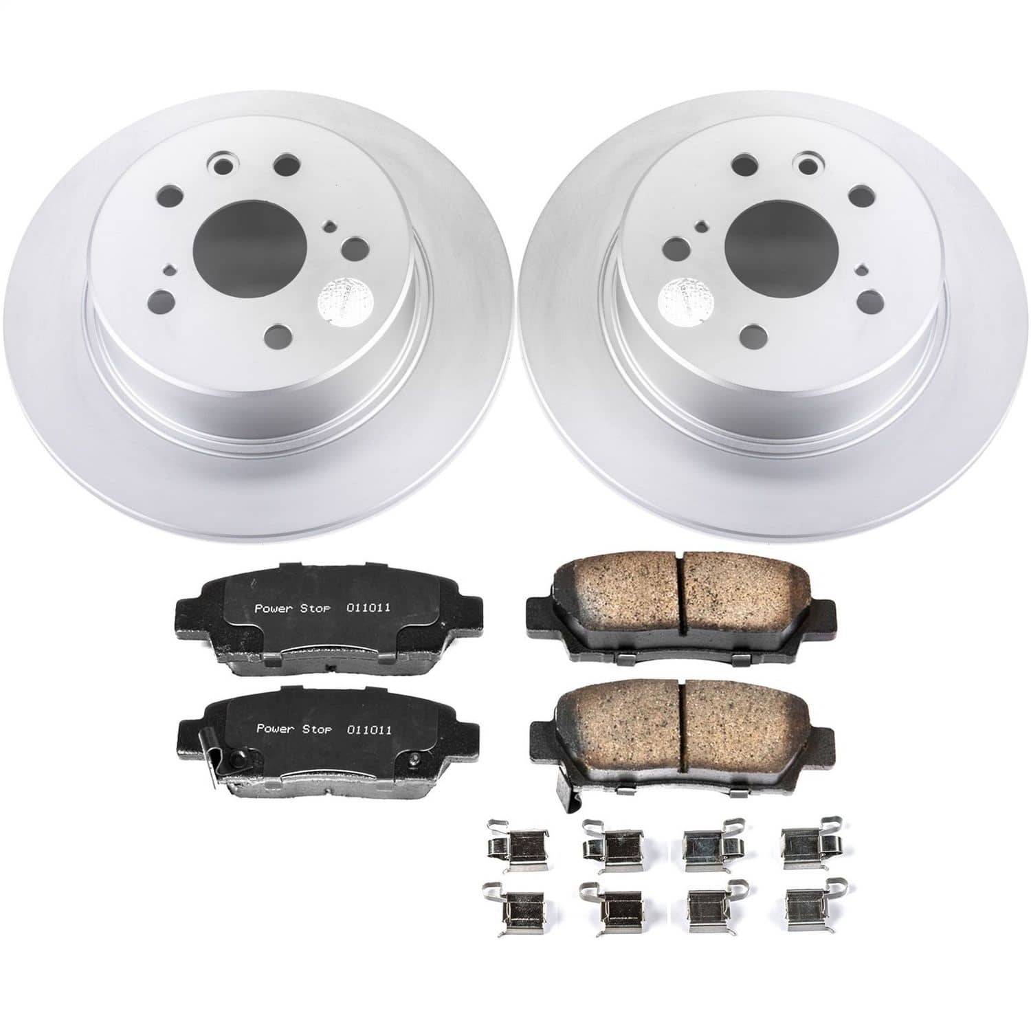 Power Stop - CRK5103 - Rear - Disc Brake Pad and Rotor Kit