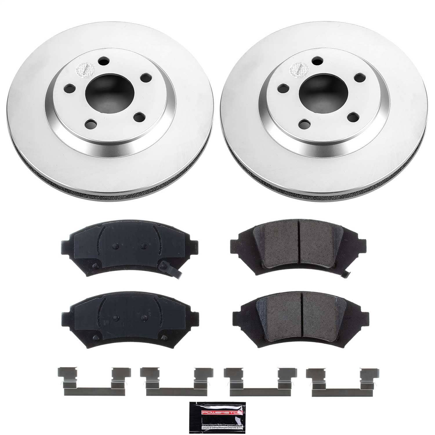 Power Stop - CRK5137 - Front - Disc Brake Pad and Rotor Kit