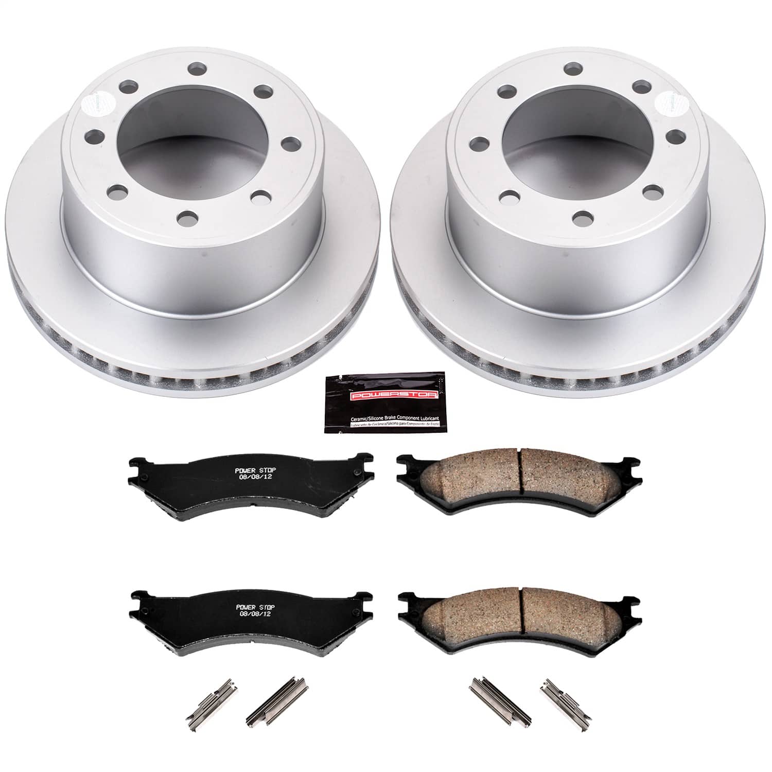 Power Stop - CRK5203 - Rear - Disc Brake Pad and Rotor Kit