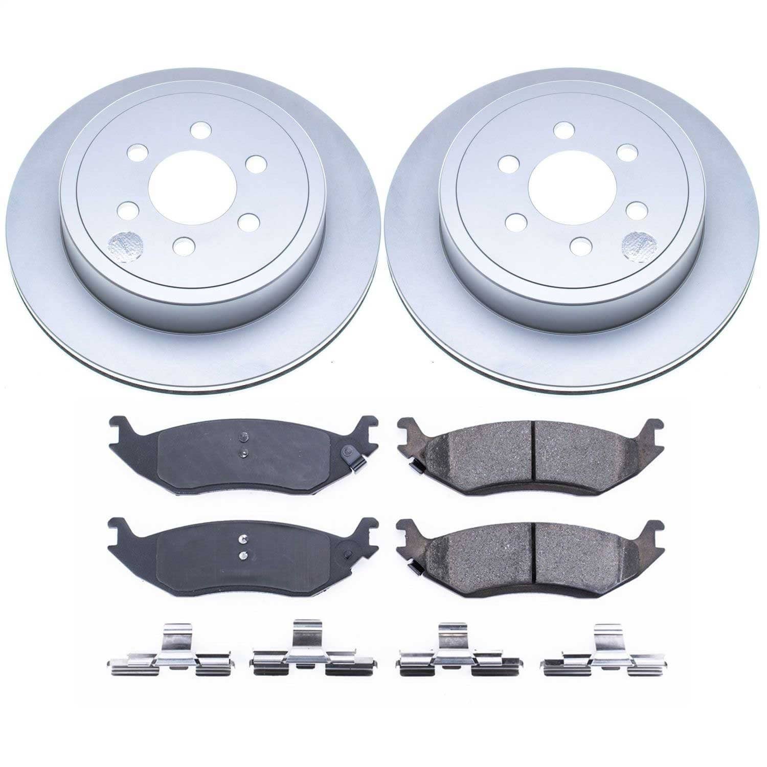 Power Stop - CRK5270 - Rear - Disc Brake Pad and Rotor Kit