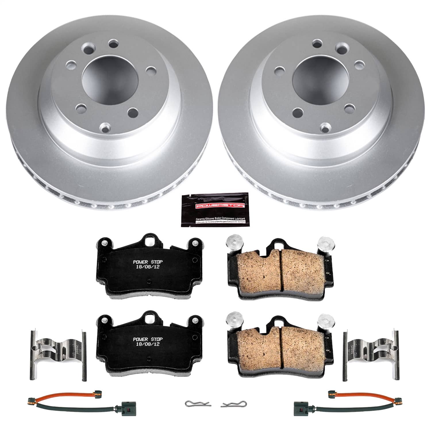 Power Stop - CRK5312 - Rear - Disc Brake Pad and Rotor Kit