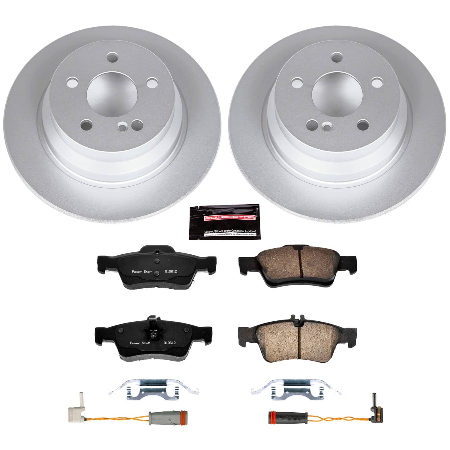 Power Stop - CRK5321 - Rear - Disc Brake Pad and Rotor Kit