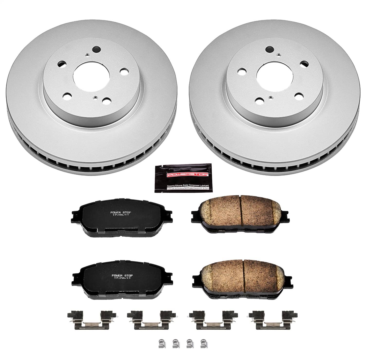 Power Stop - CRK5438 - Front - Disc Brake Pad and Rotor Kit