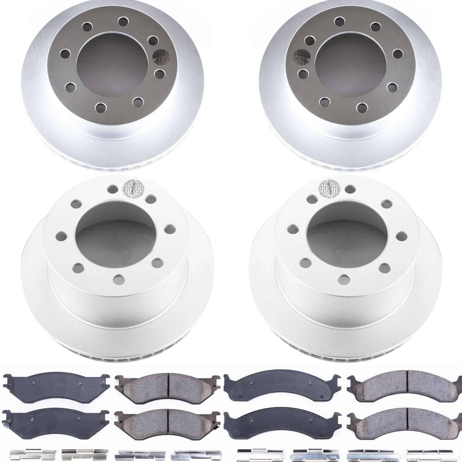 Power Stop - CRK5466 - Front and Rear - Disc Brake Pad and Rotor Kit