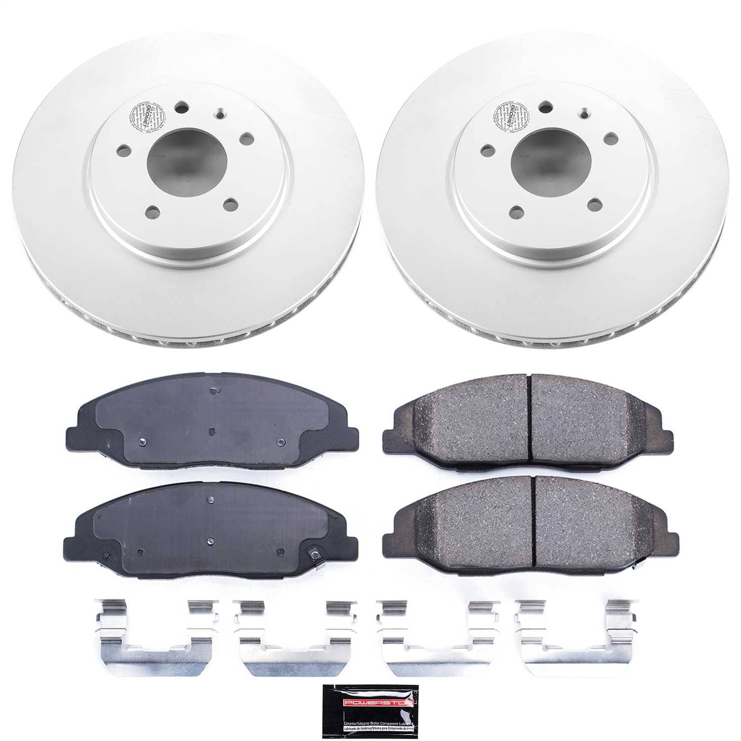 Power Stop - CRK5538 - Front - Disc Brake Pad and Rotor Kit