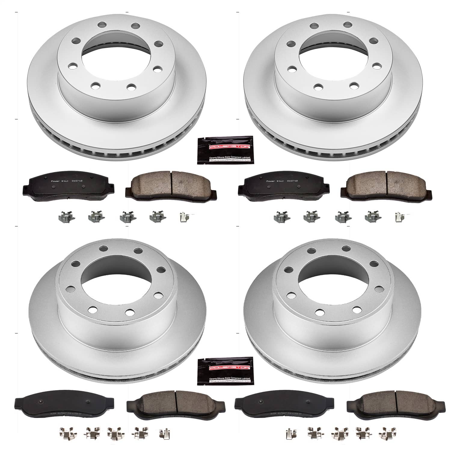 Power Stop - CRK5573 - Front and Rear - Disc Brake Pad and Rotor Kit