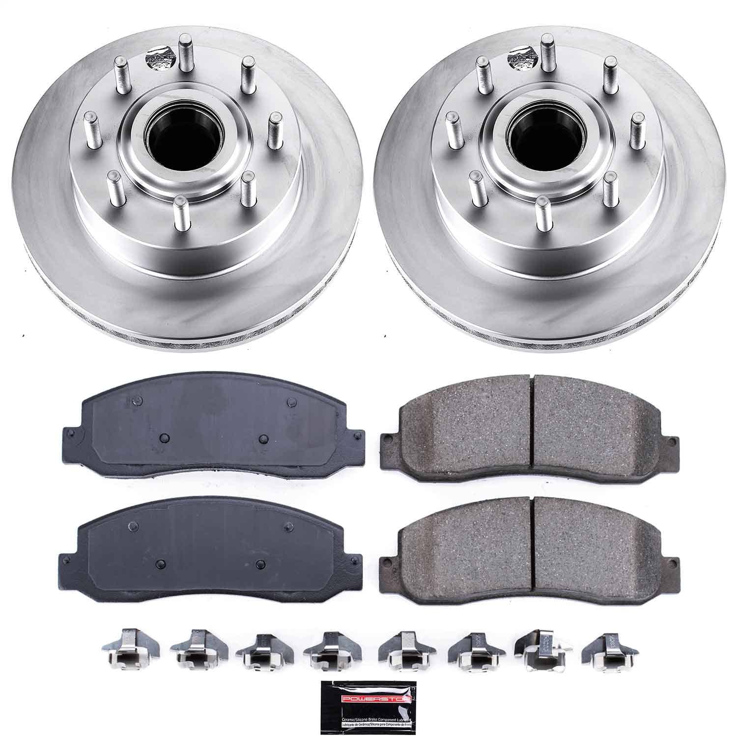 Power Stop - CRK5585 - Front - Disc Brake Pad and Rotor Kit
