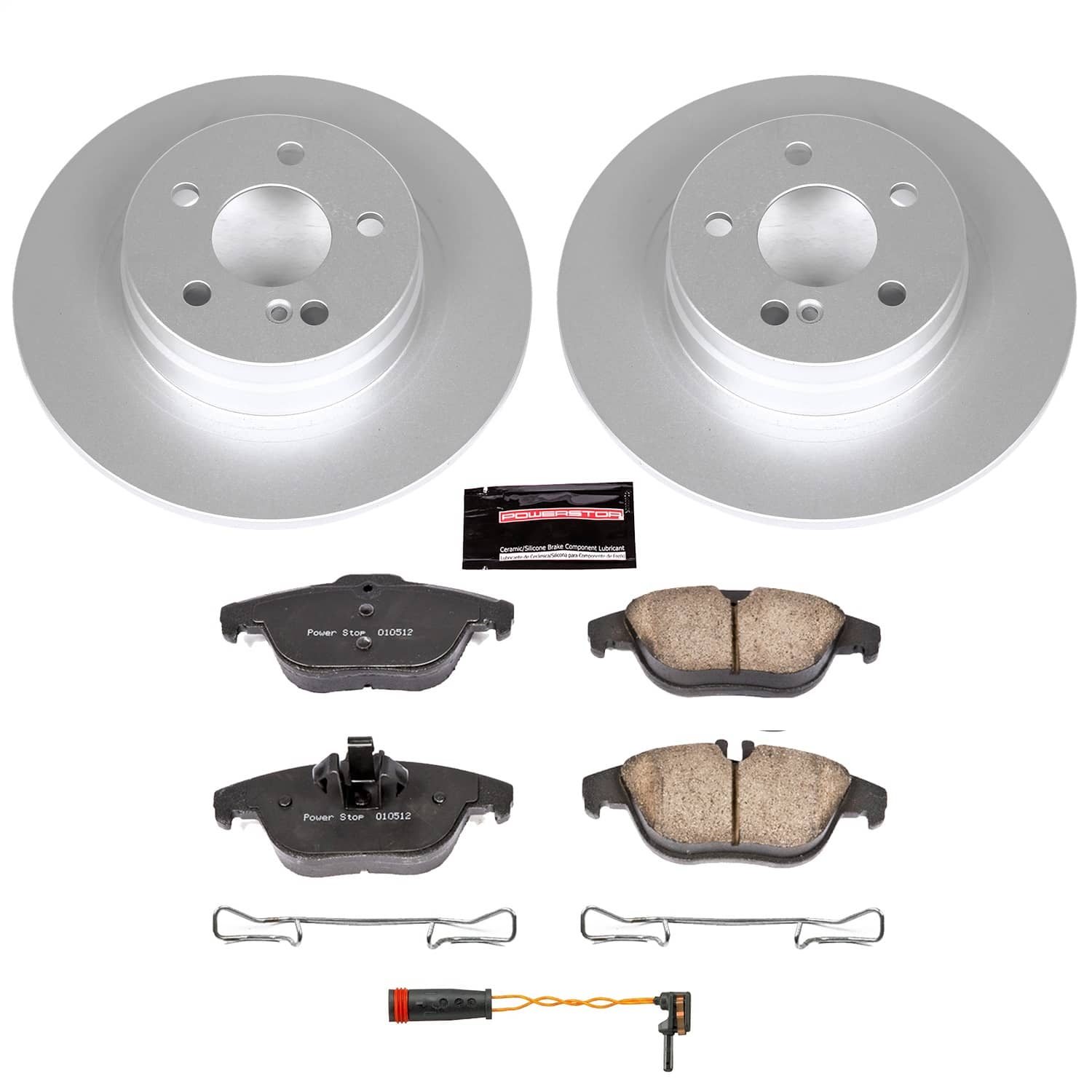 Power Stop - CRK5625 - Rear - Disc Brake Pad and Rotor Kit